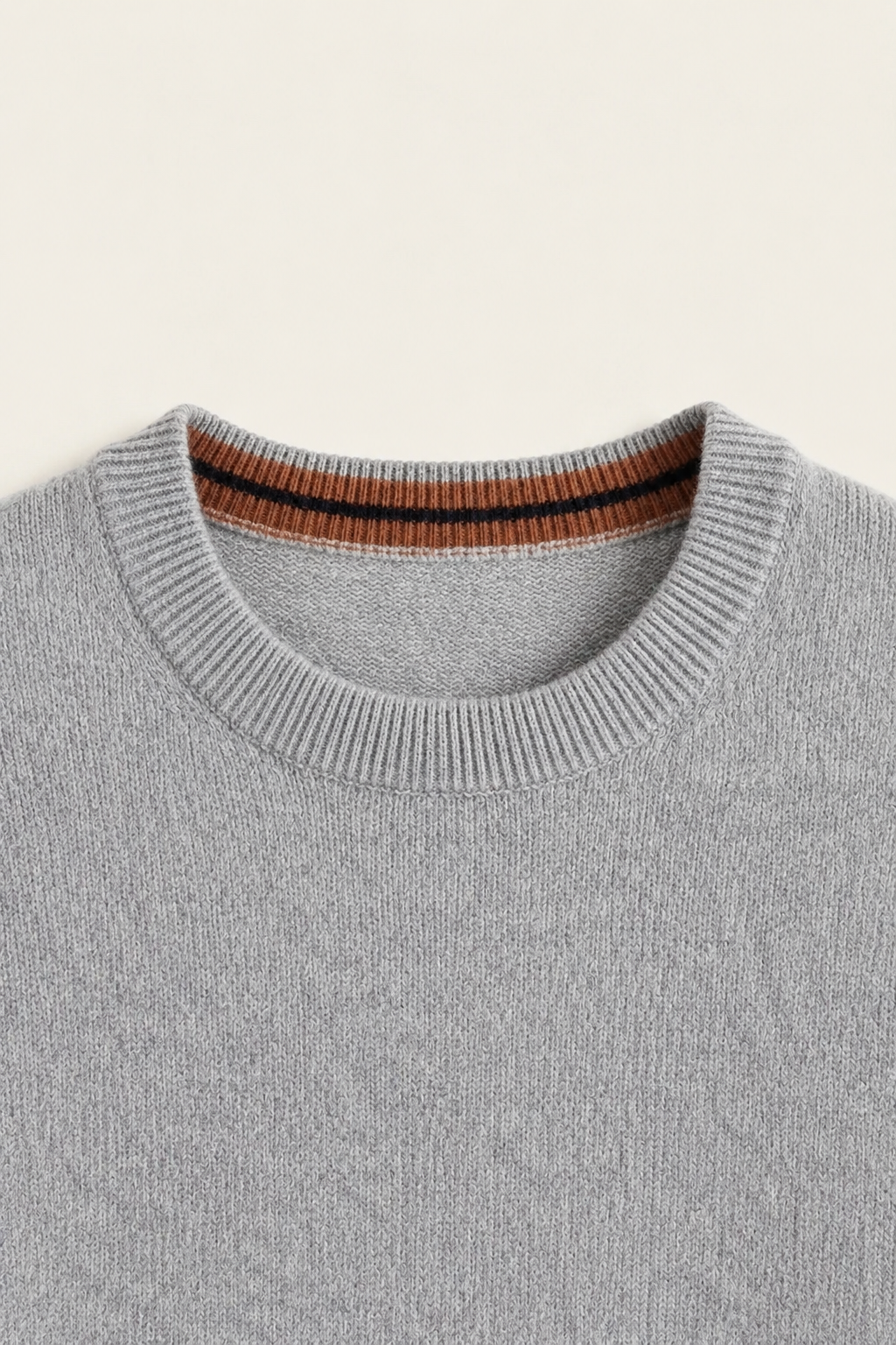 Sereno Cashmere Crewneck Light Grey