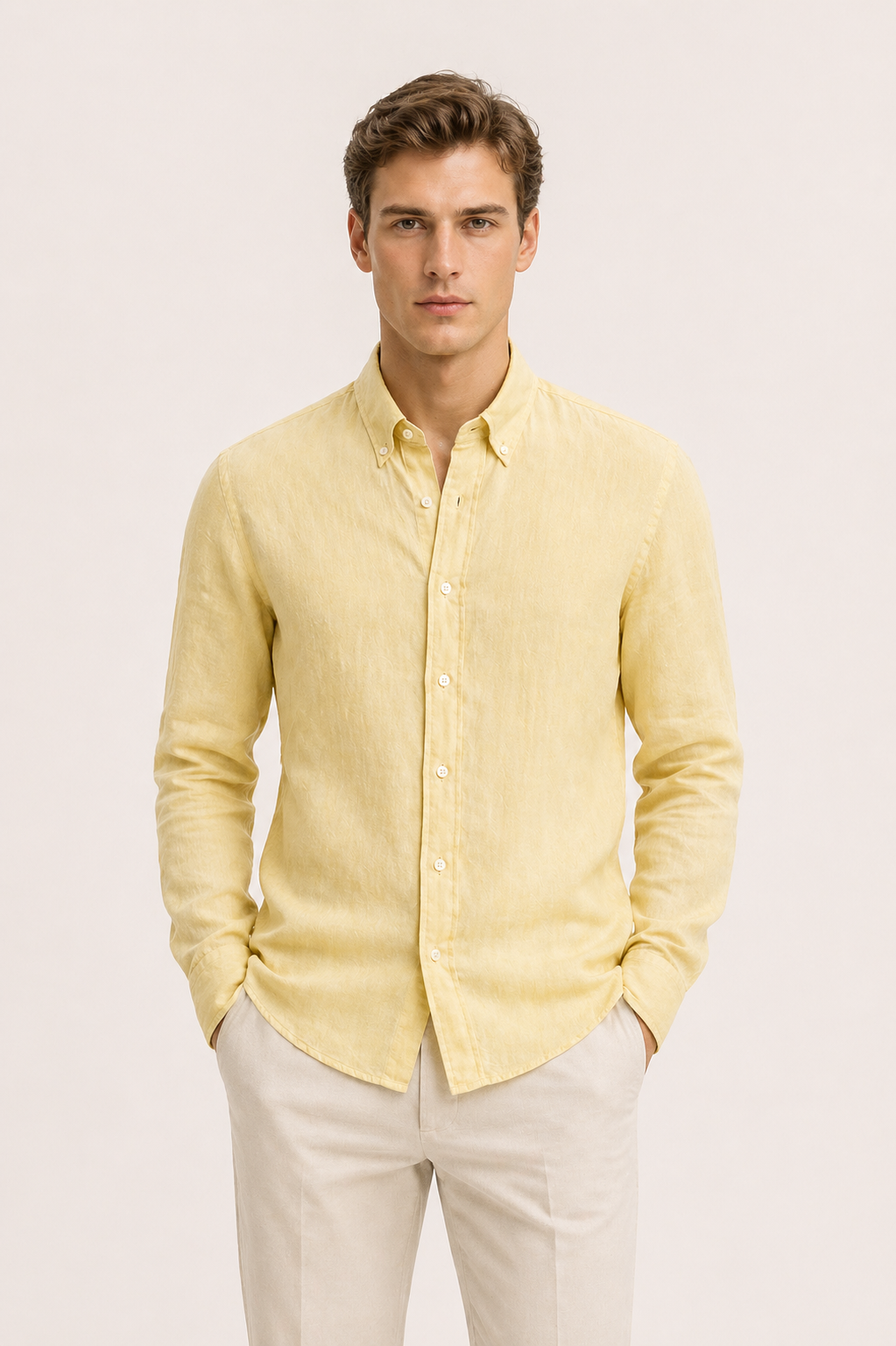 Haute Linen Shirt Yellow