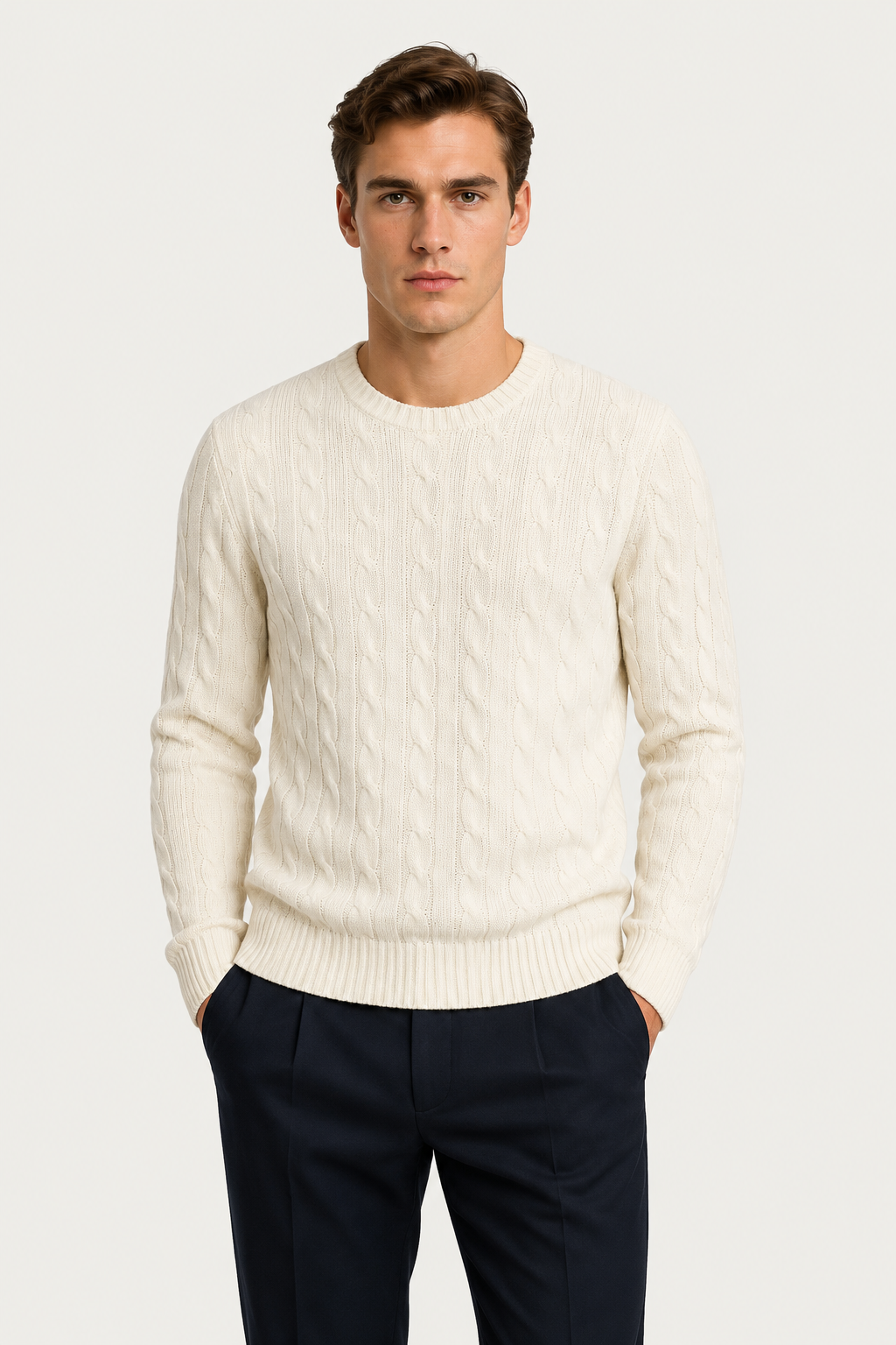 Artisan Cable Knit Cream