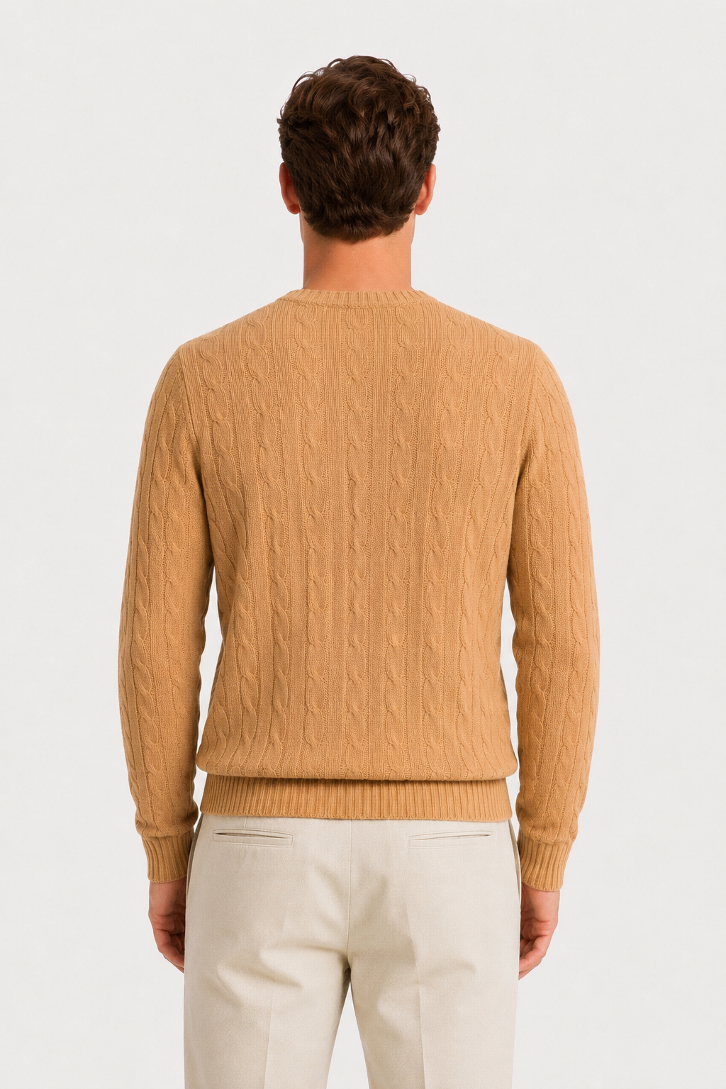 Artisan Cable Knit Camel