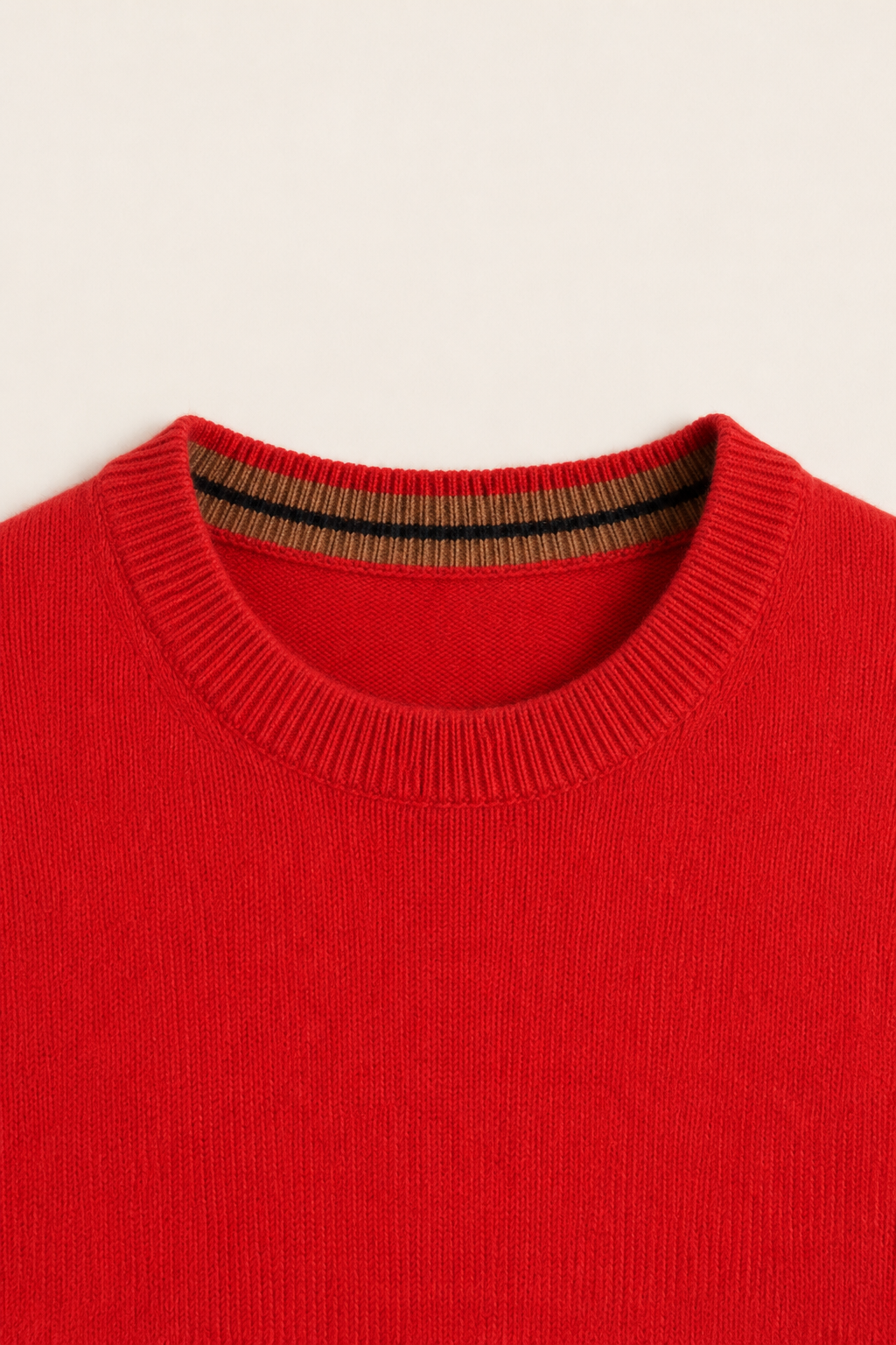 Sereno Cashmere Crewneck Red