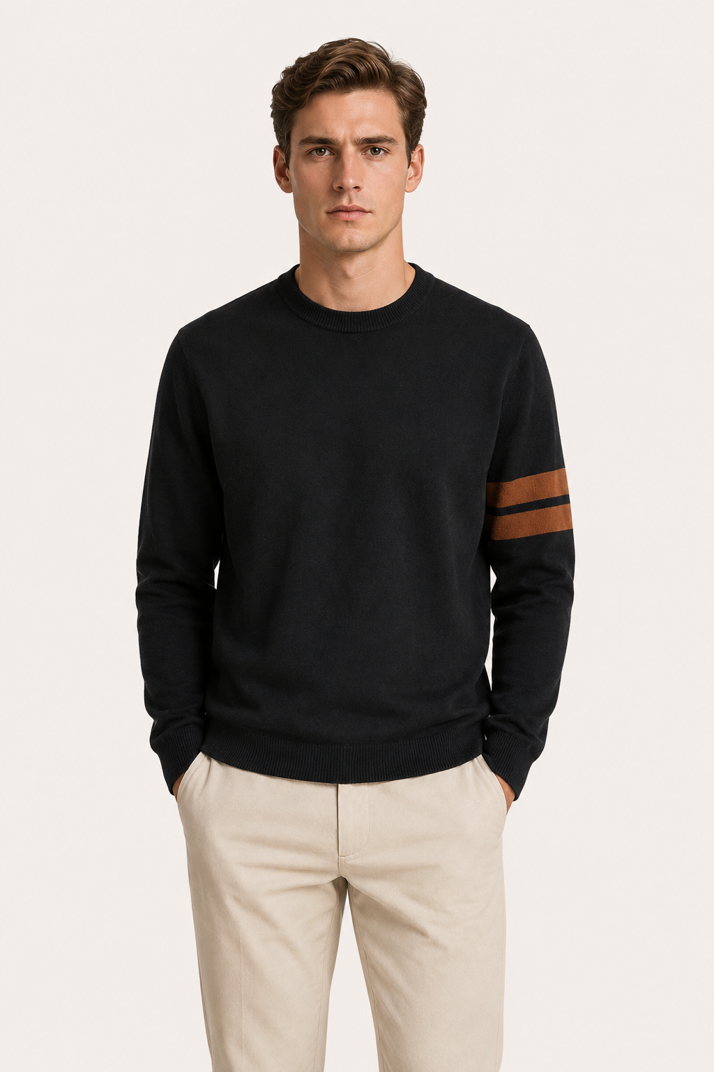 Sereno Cashmere Crewneck Black
