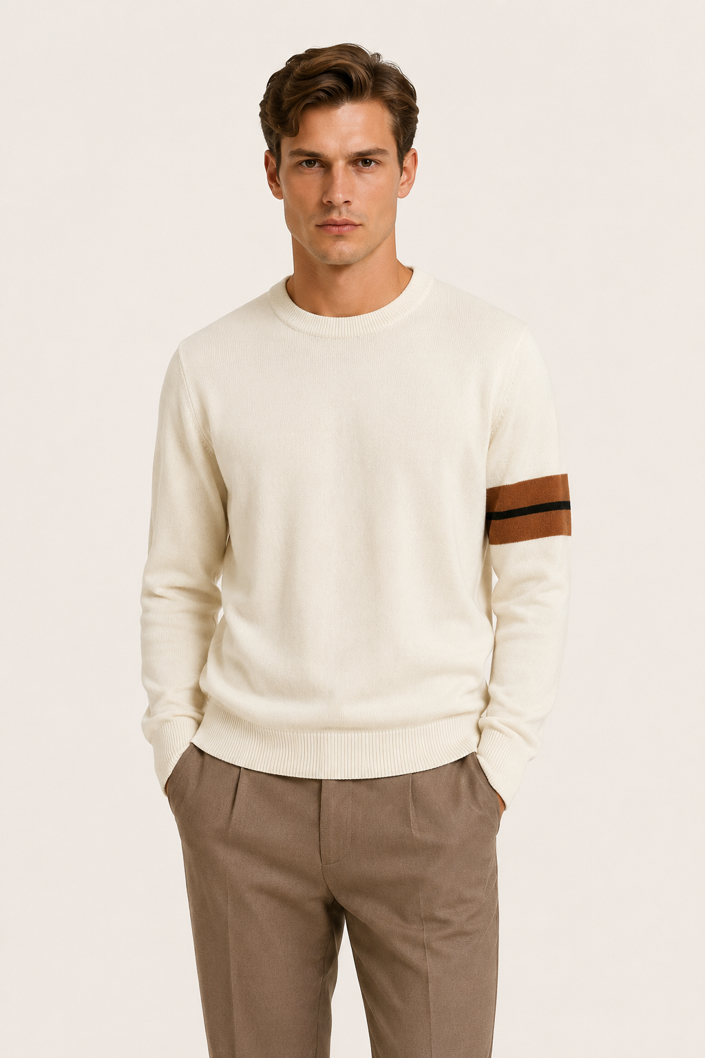 Sereno Cashmere Crewneck White