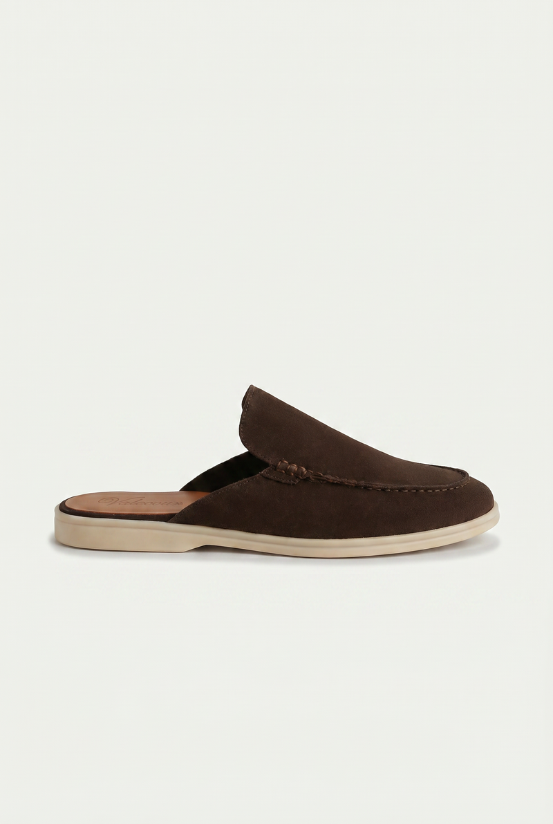 Ancestral Suede Mule Brown