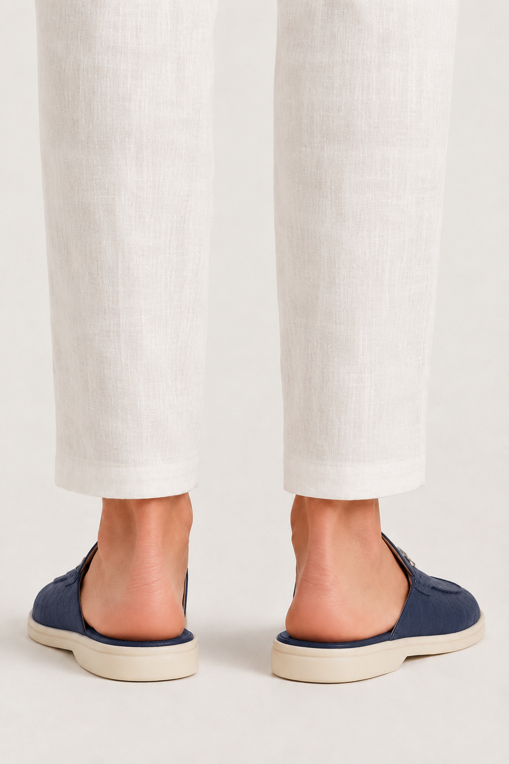 Croco Mule Navy