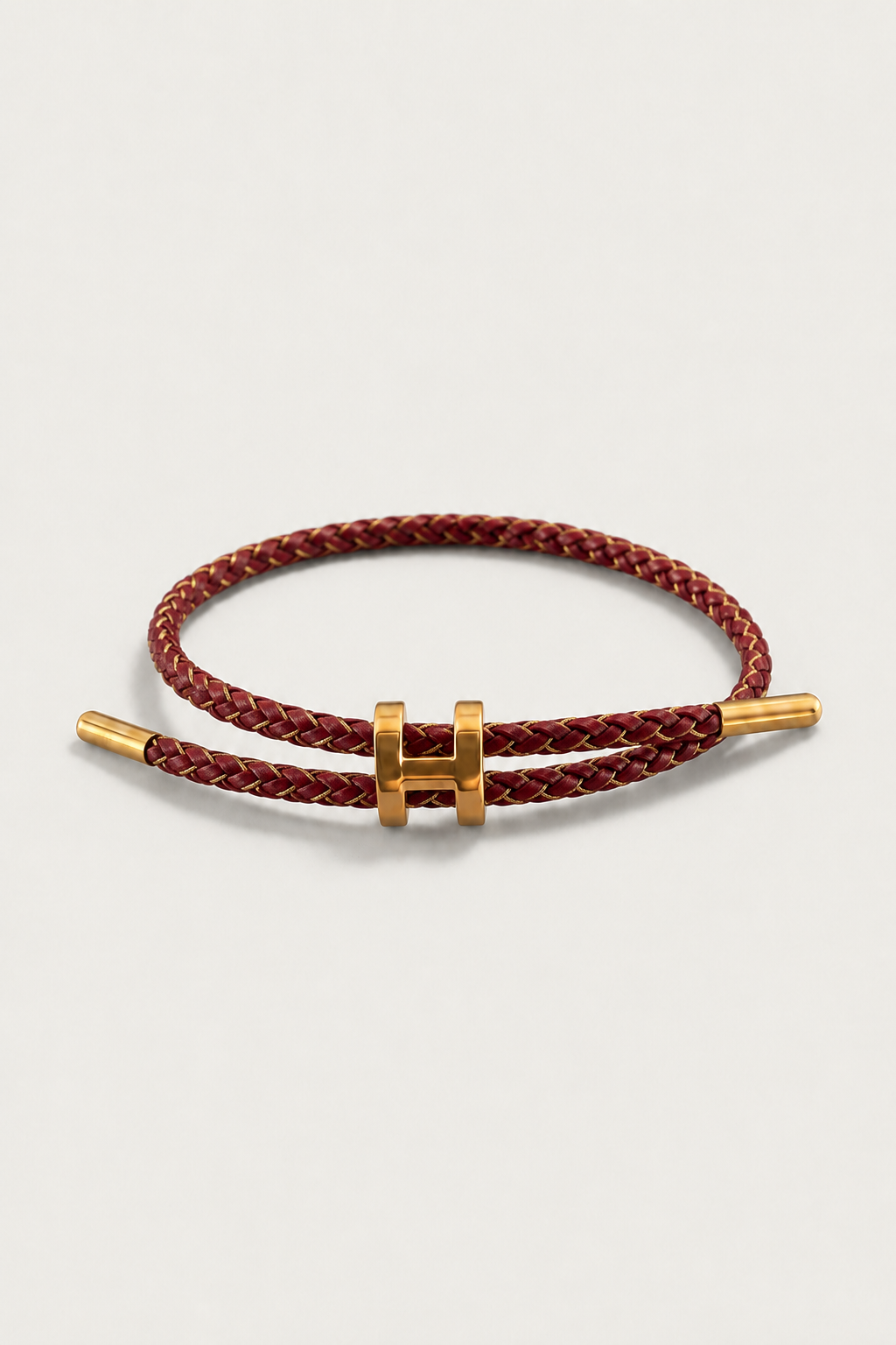 Valecour Bracelet Burgundy/Gold