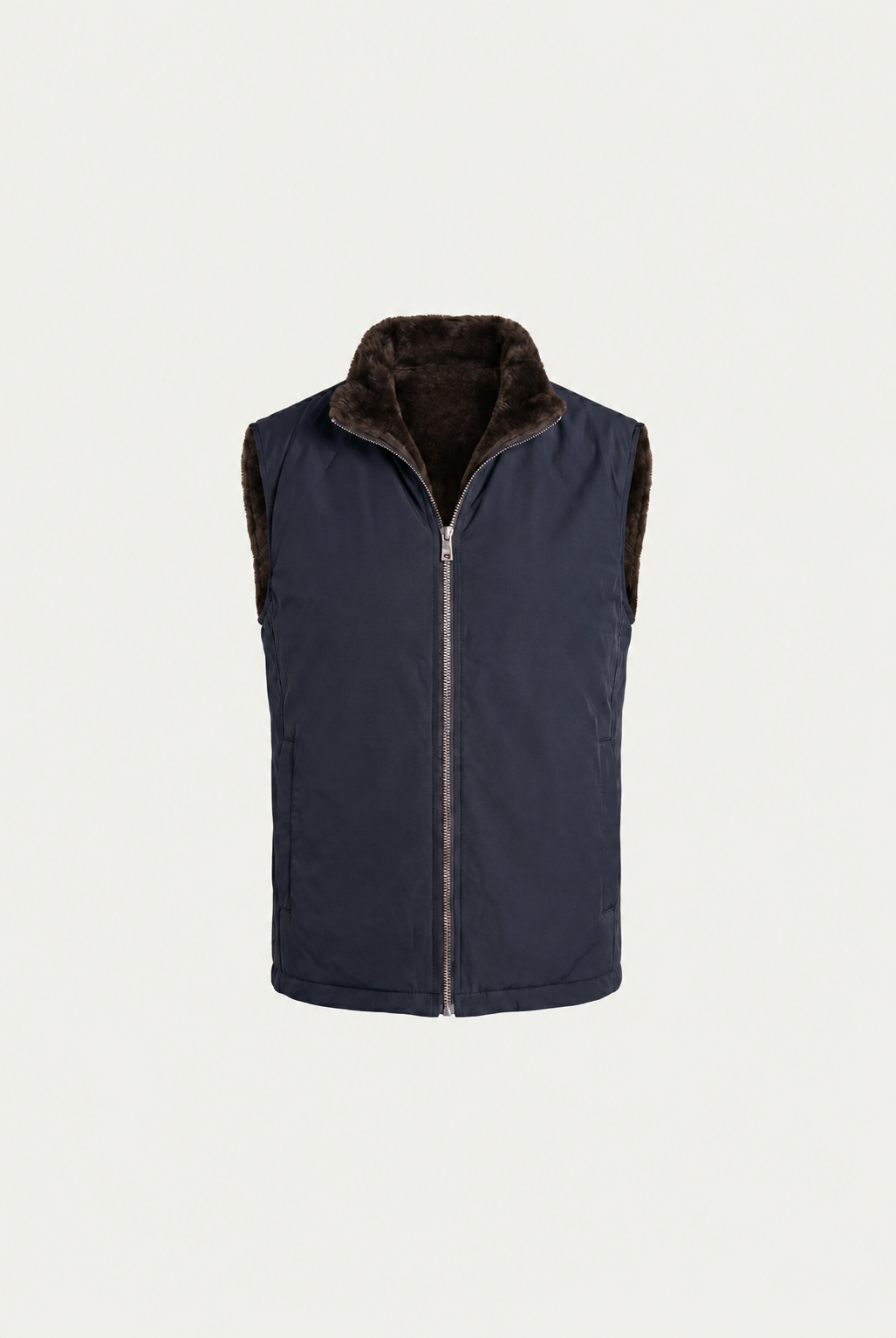 Alpina Fur Bodywarmer Navy