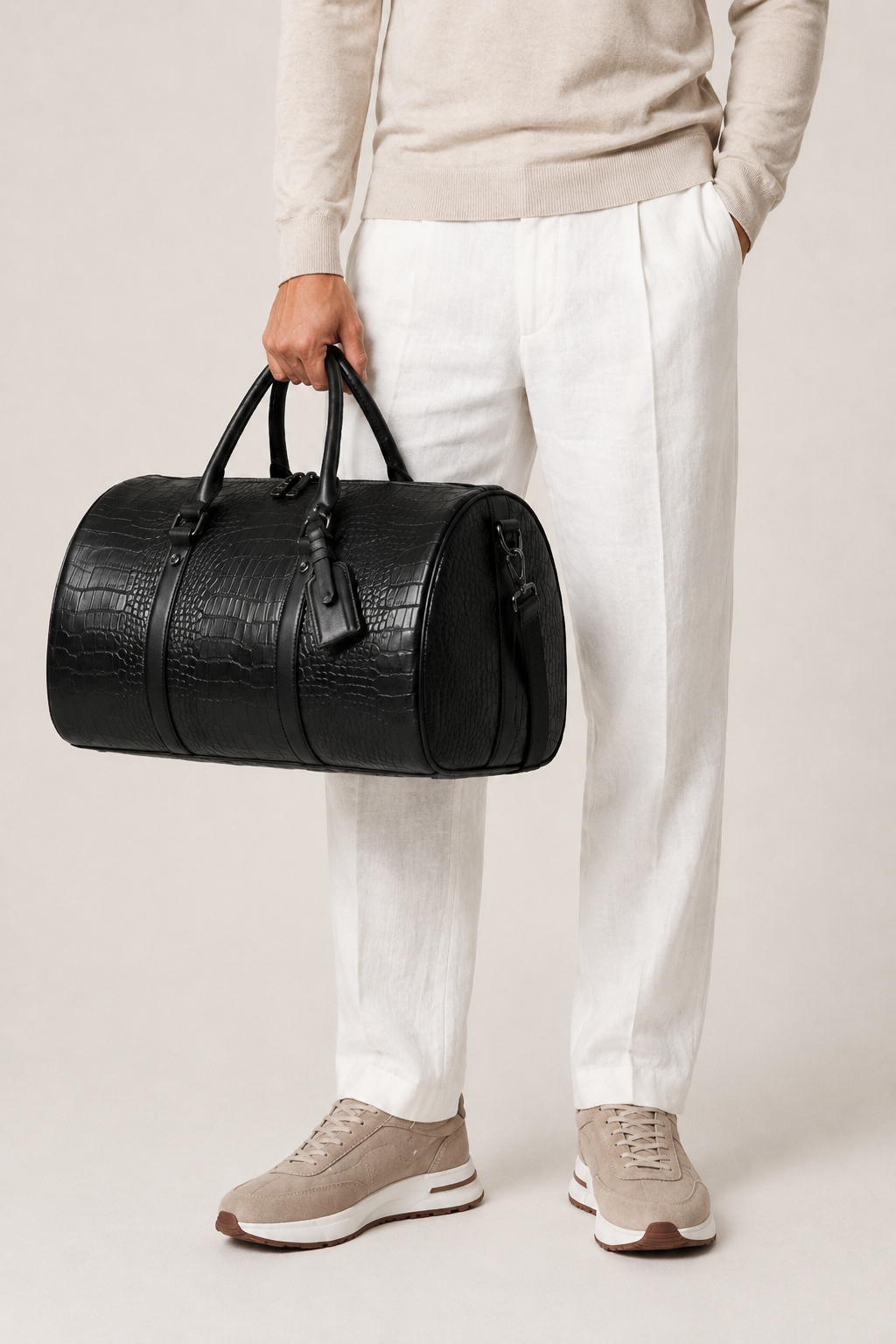 Croco Duffel Bag