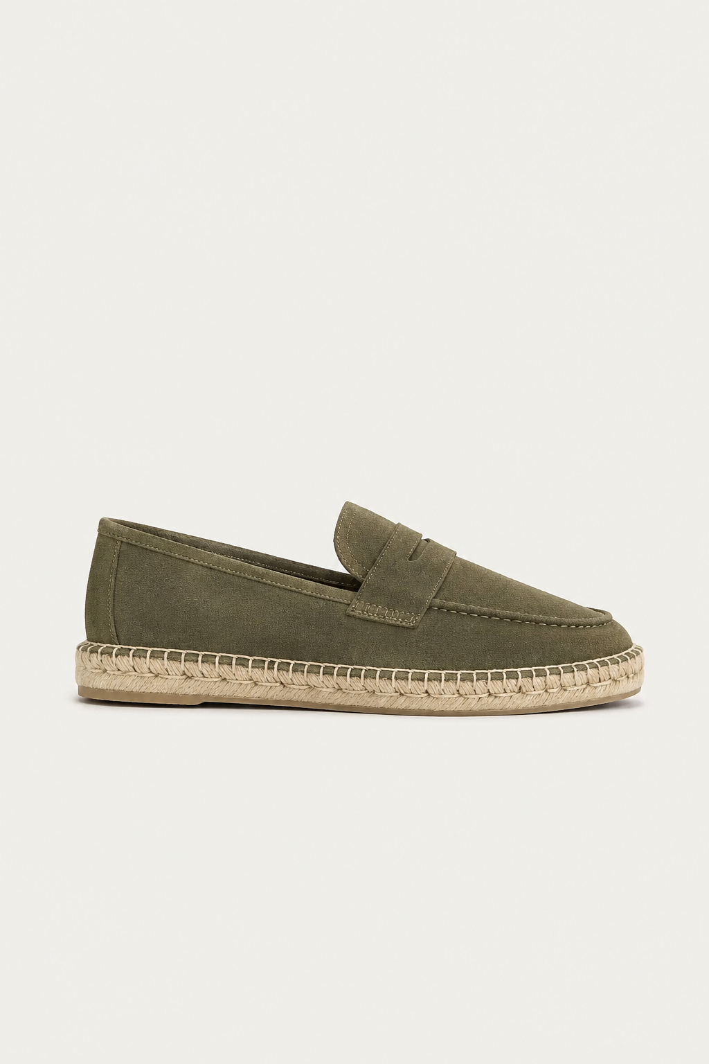 Como Suede Espadrille Olive
