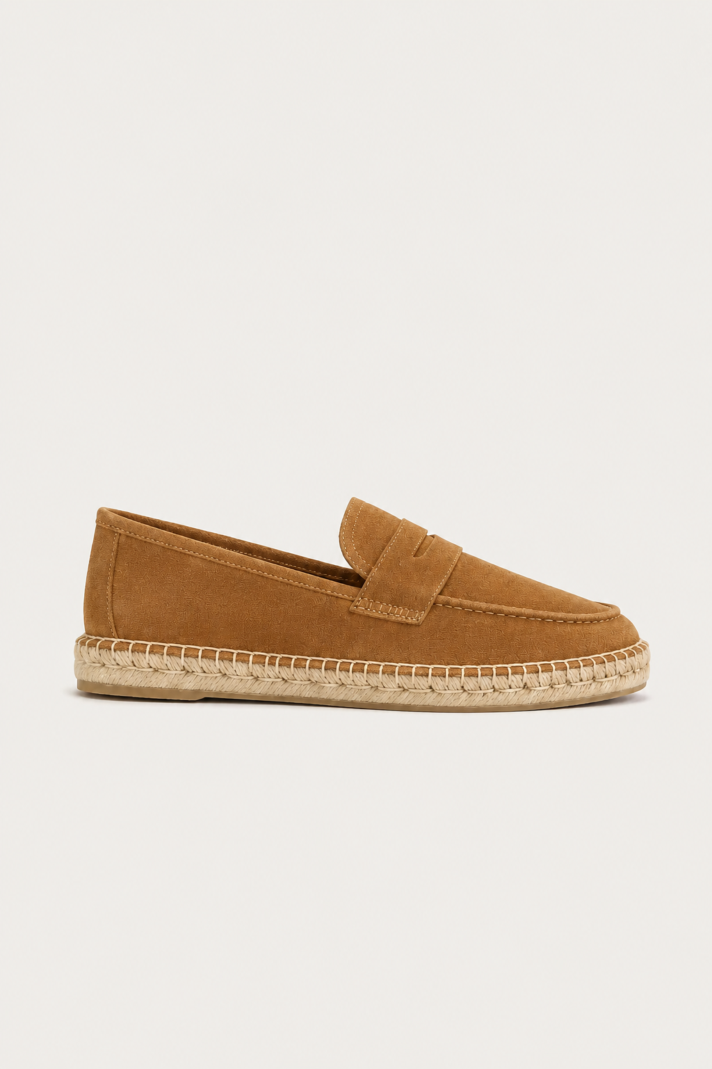Como Suede Espadrille Brown