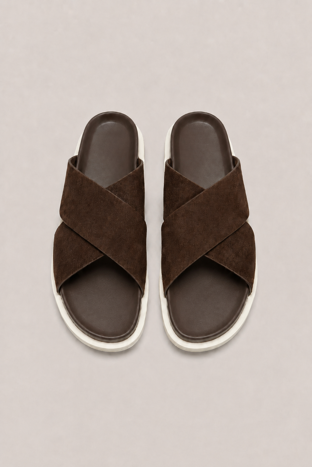 Valerio Slide Dark Brown
