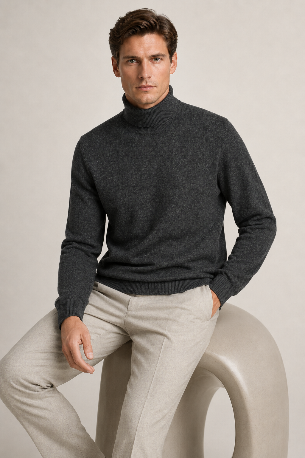 Bellamy Turtleneck Gray