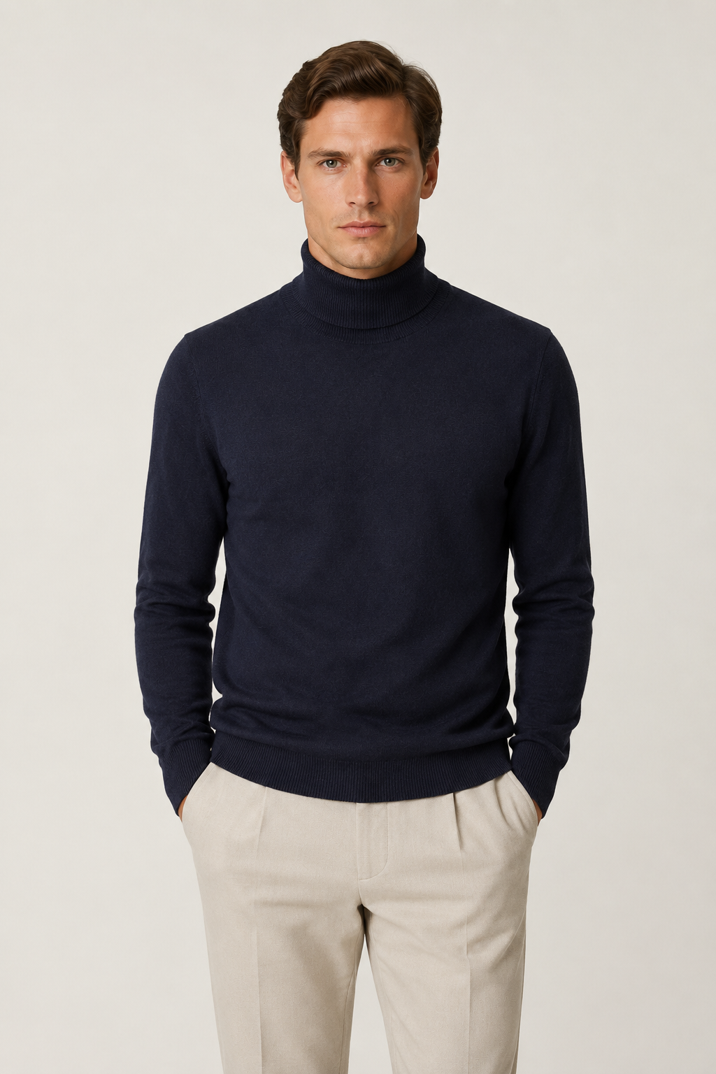 Bellamy Turtleneck Navy