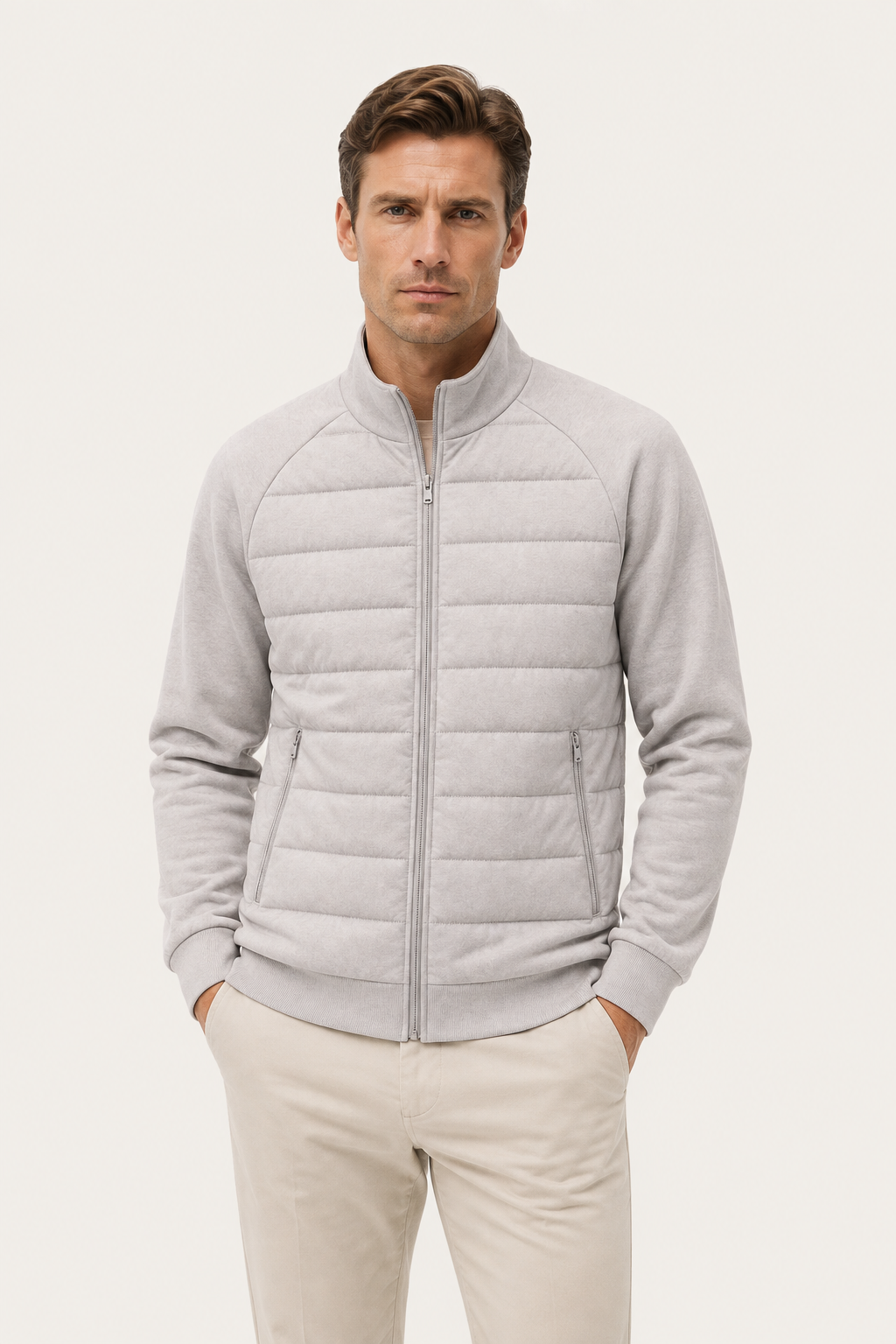 Essential Hybrid Jacket Grey
