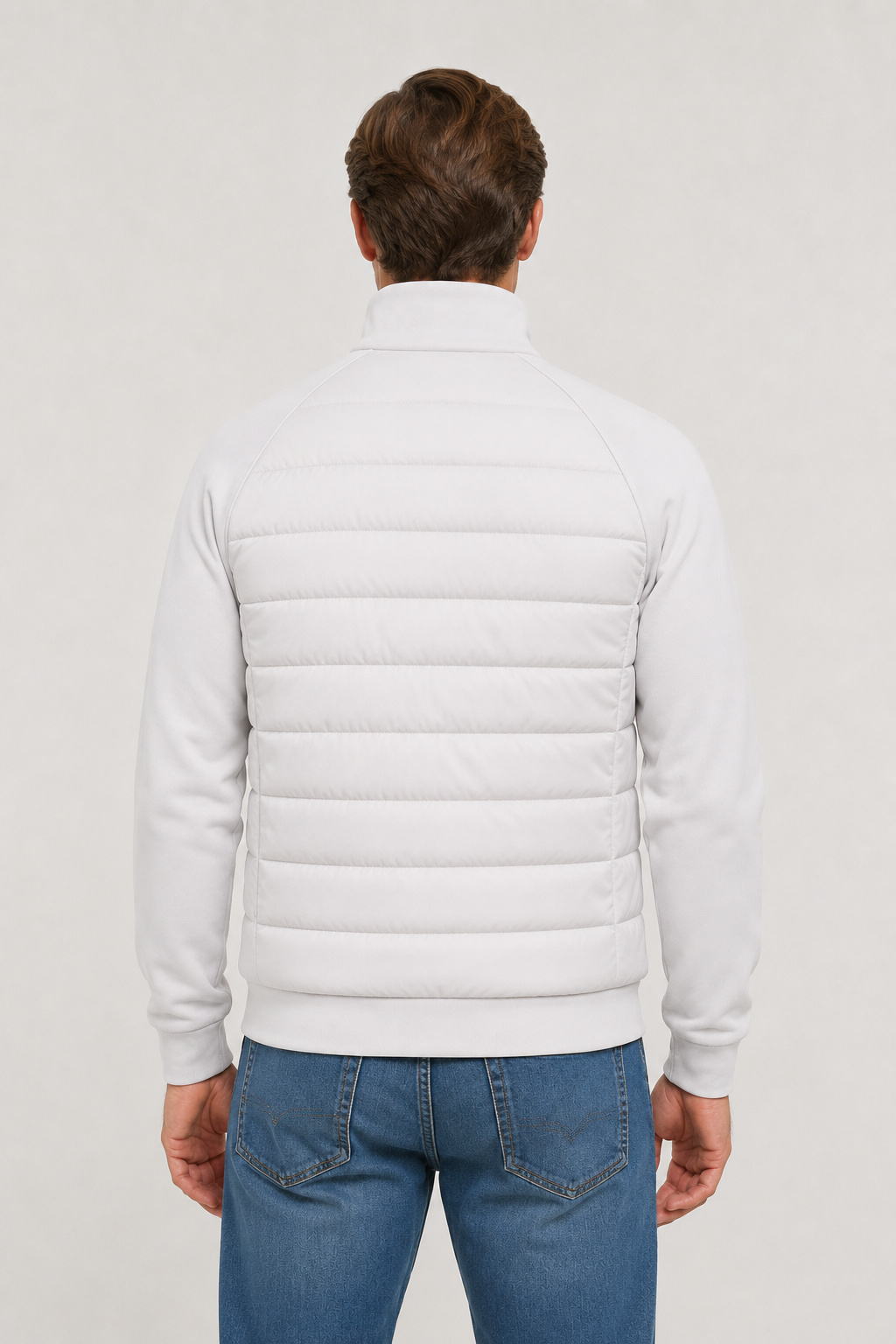 Essential Hybrid Jacket White