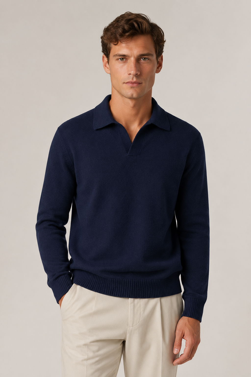 Nuage Sweater Knit Navy Blue