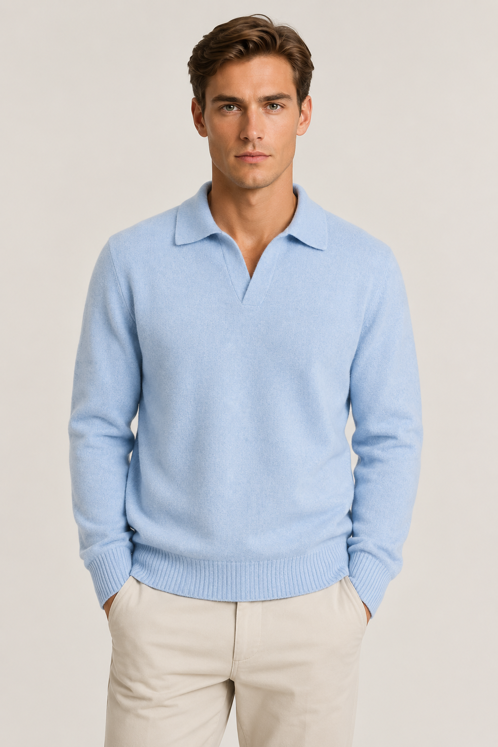 Nuage Sweater Knit Light Blue