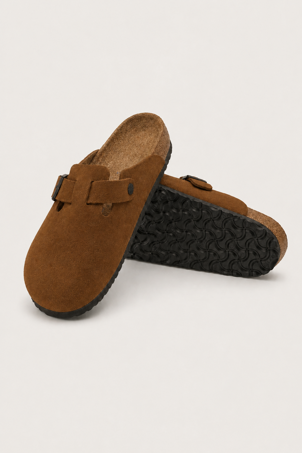 Montreux Suede Clog Tan
