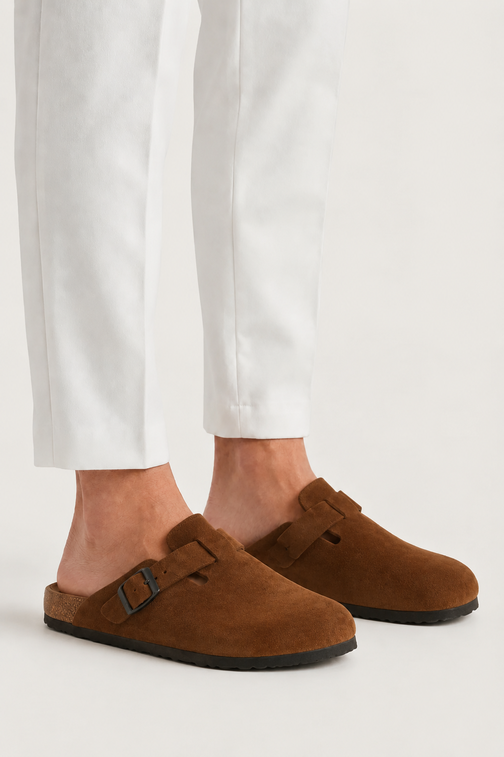 Montreux Suede Clog Tan
