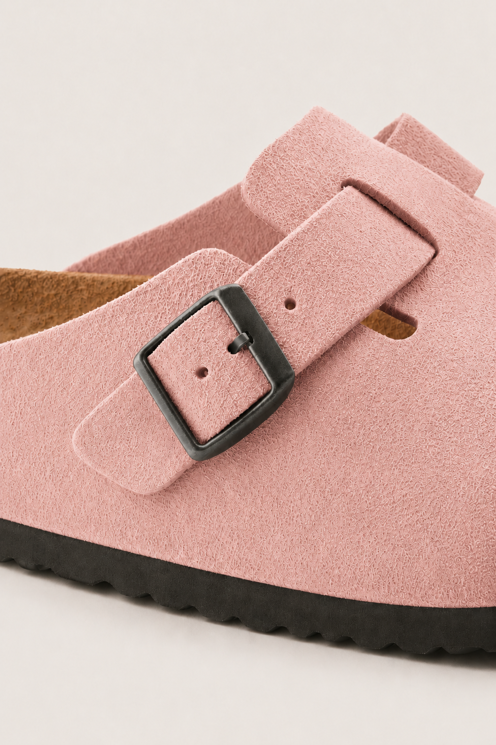 Montreux Suede Clog Blush