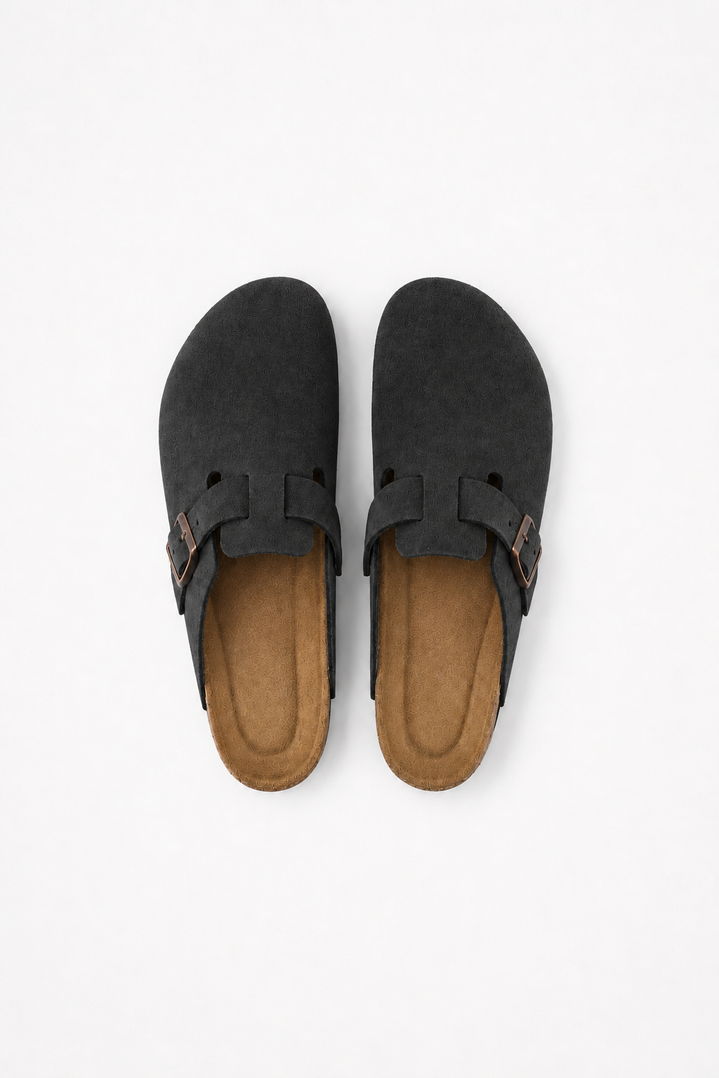 Montreux Suede Clog Dark Grey