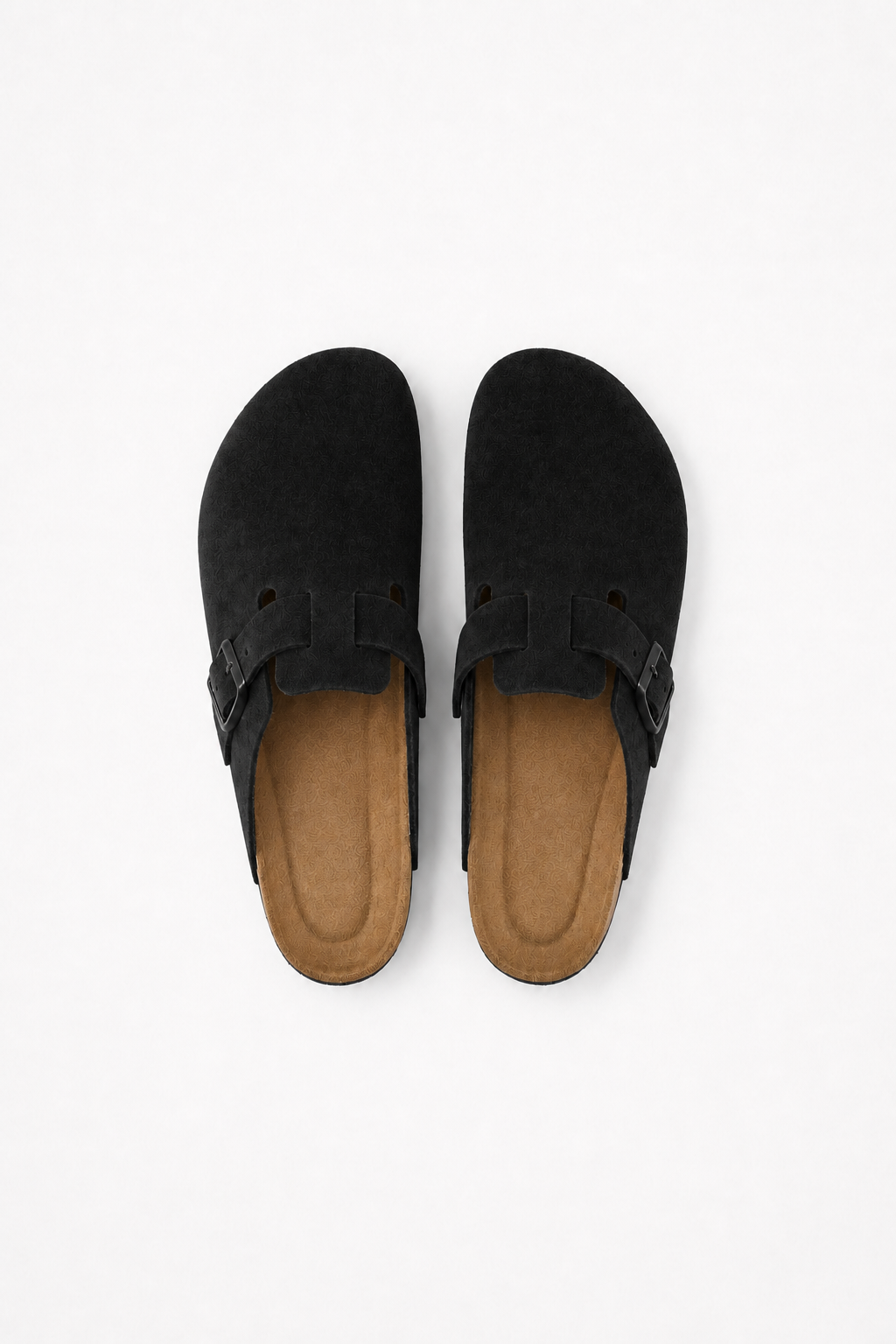 Montreux Suede Clog Black