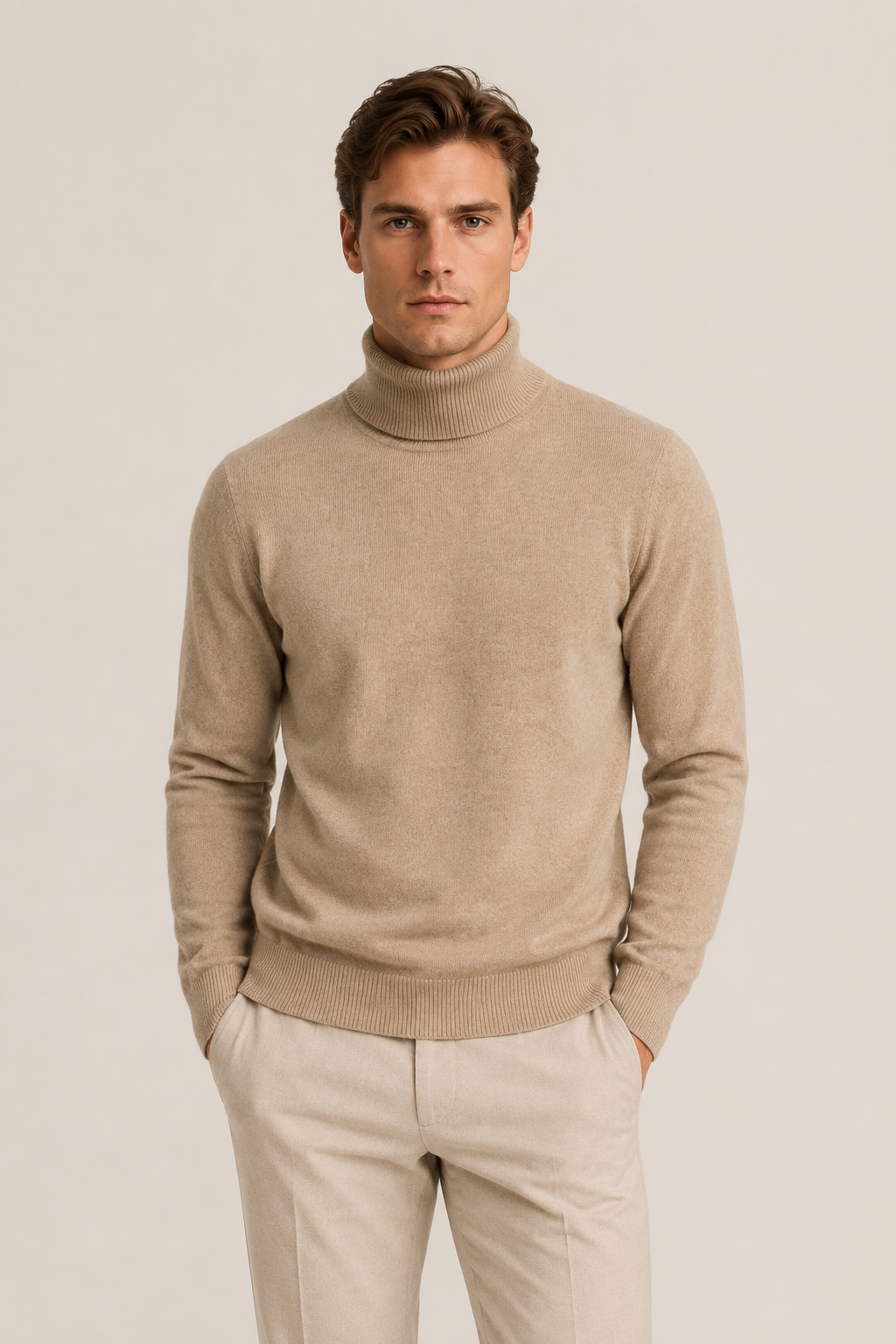 Intemporel Turtleneck Beige