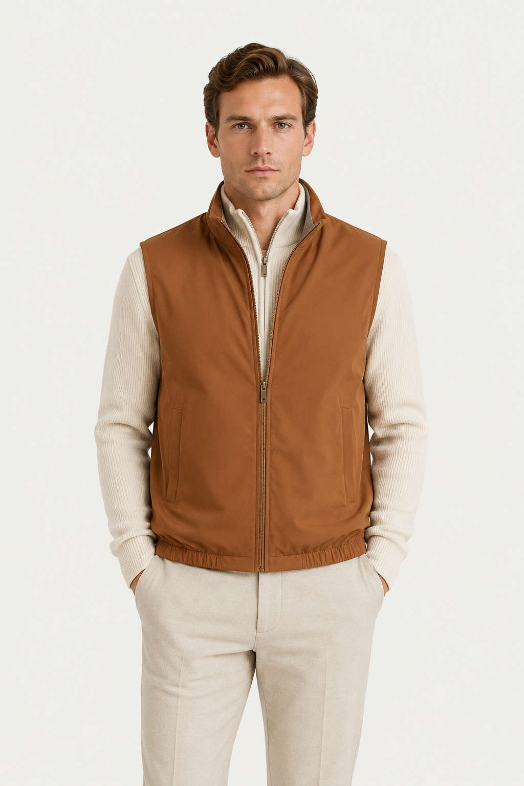 Reverso Bodywarmer Brown