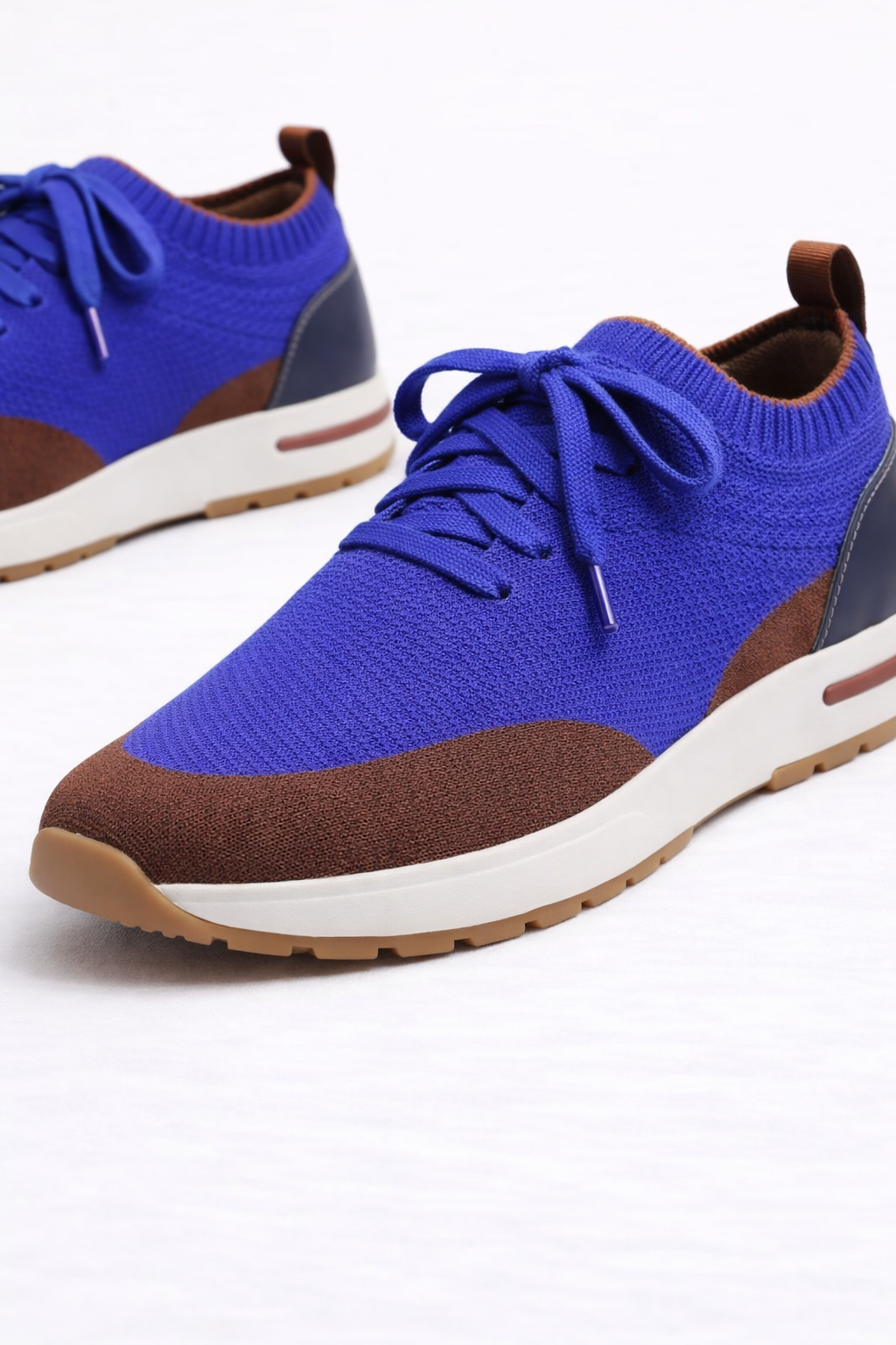 Selano Mesh Slip-On Blue/Brown
