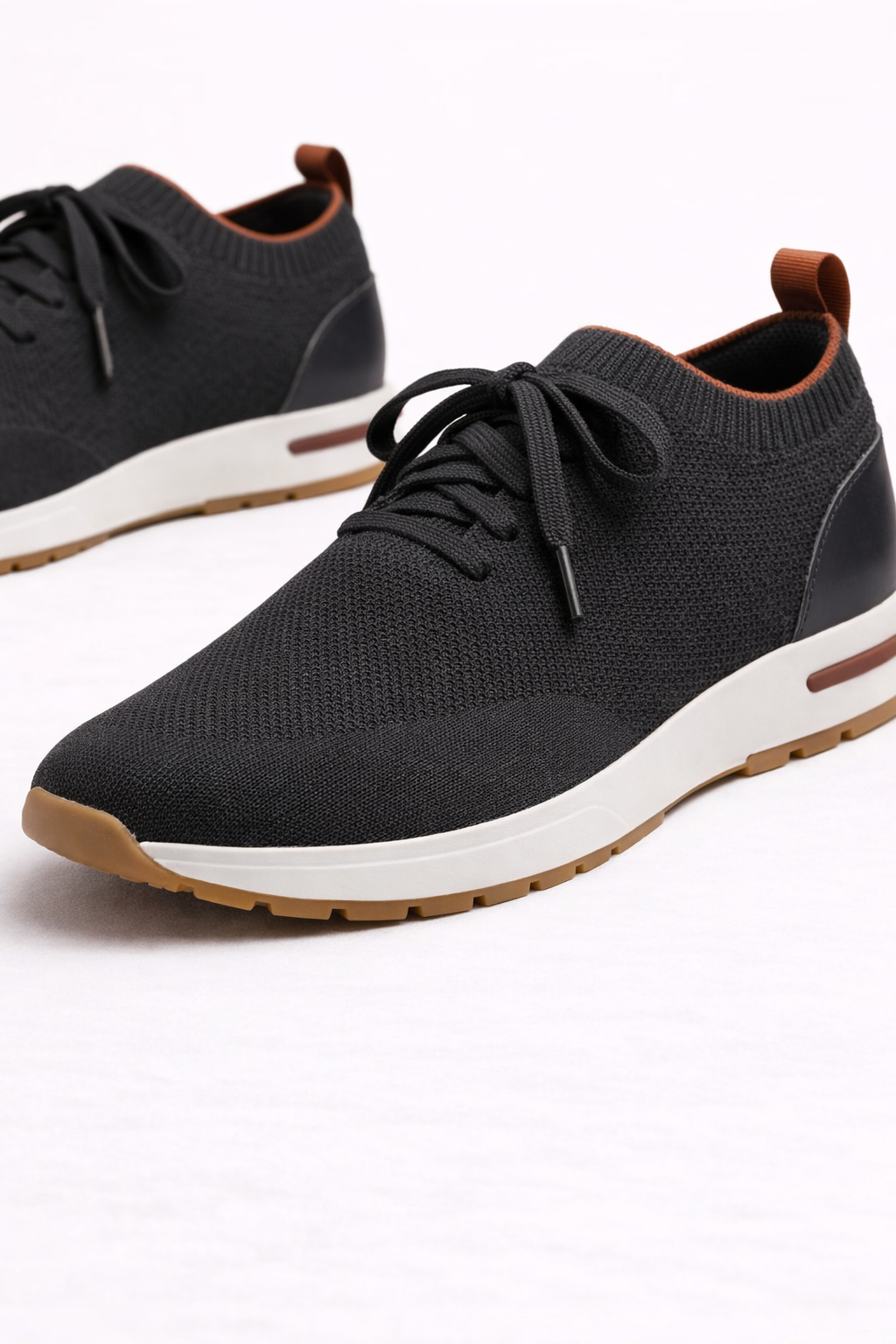Selano Mesh Slip-On Black