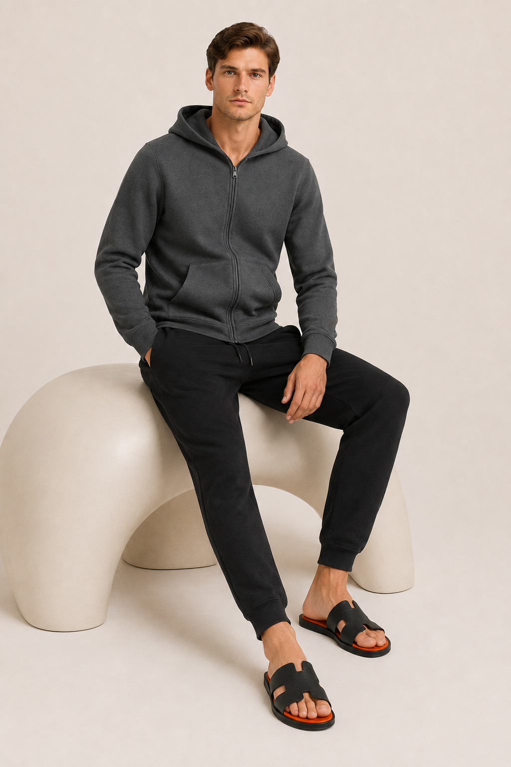 Salerno Cashmere Jogger Black
