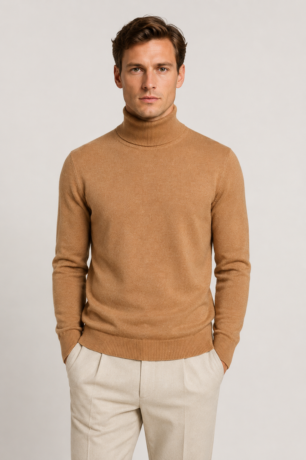 Intemporel Turtleneck Camel
