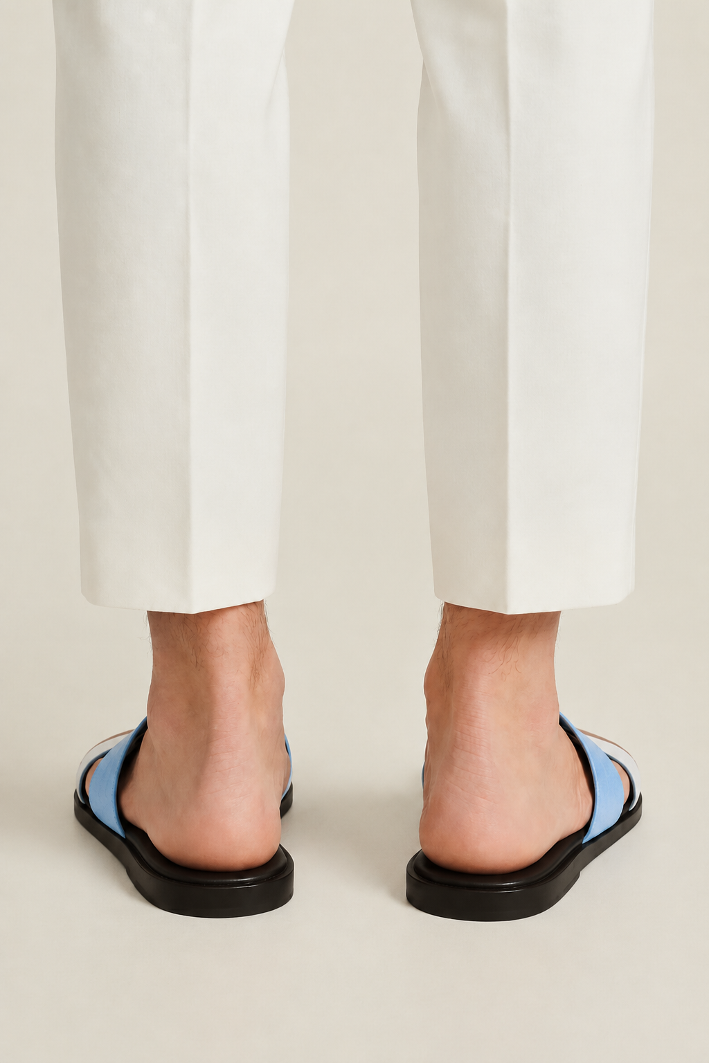 Valero Sandal Light Blue/White