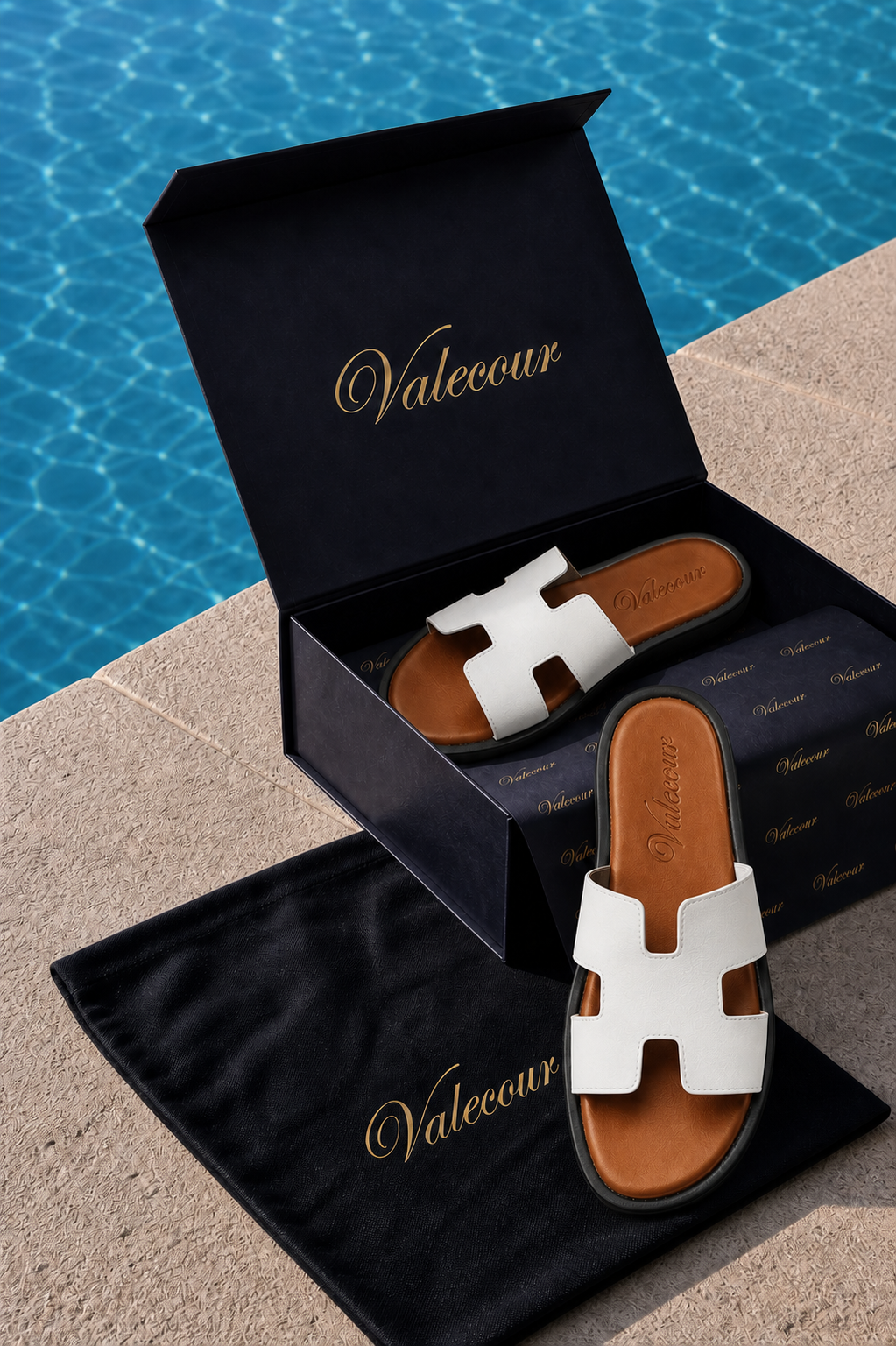 Valero Sandal White/Brown