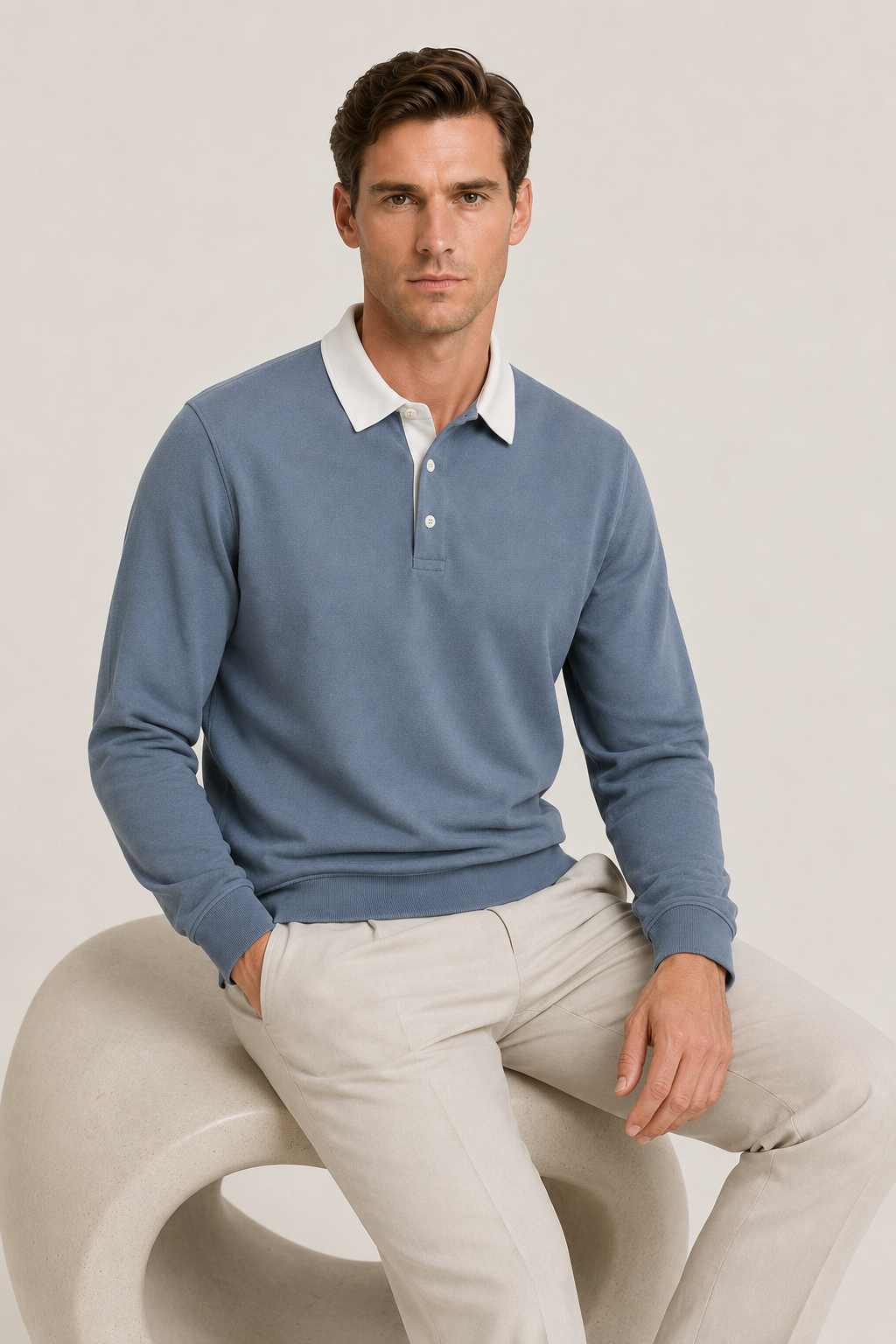 Élitaire Polo Cyan