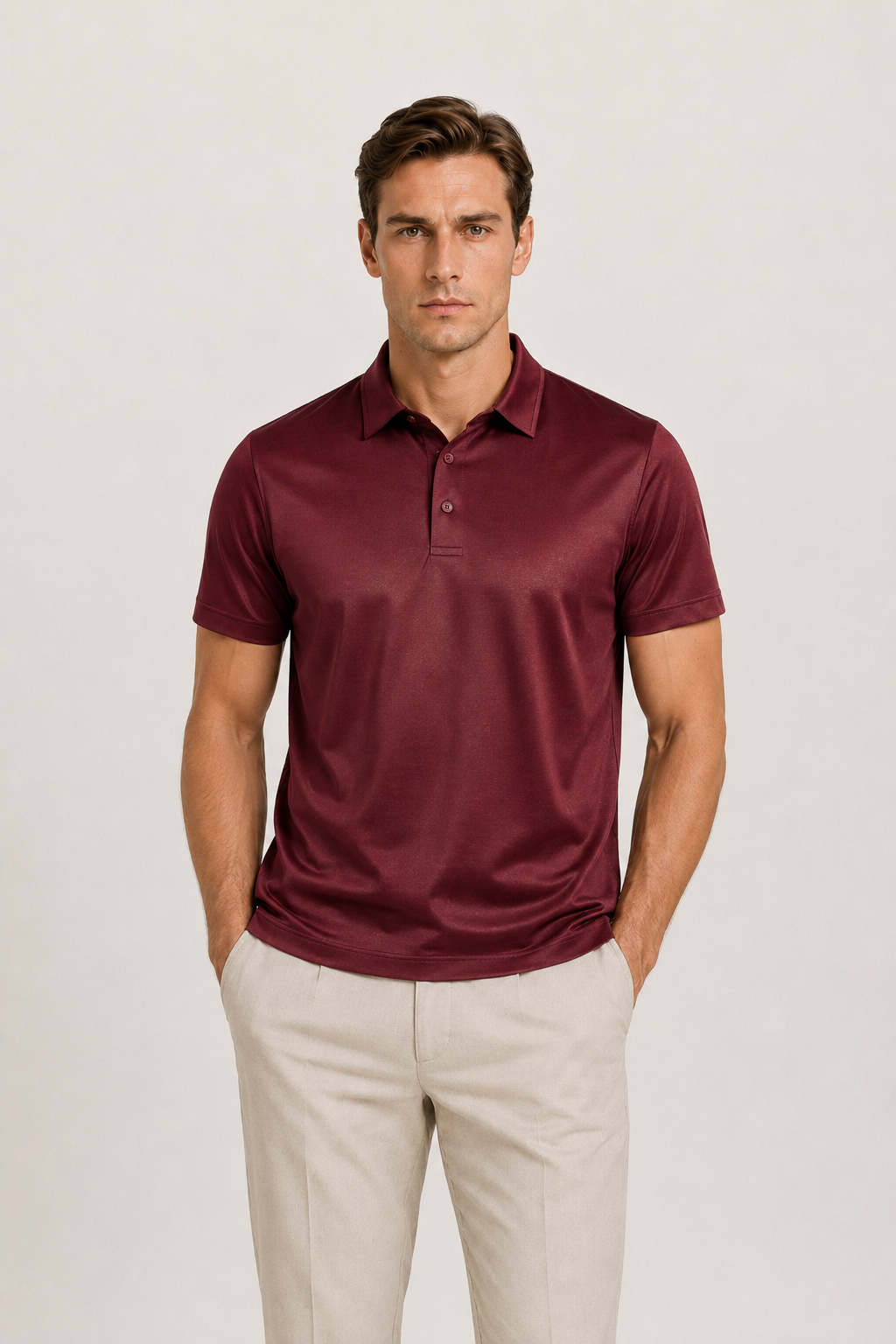 Azuro Polo Burgundy
