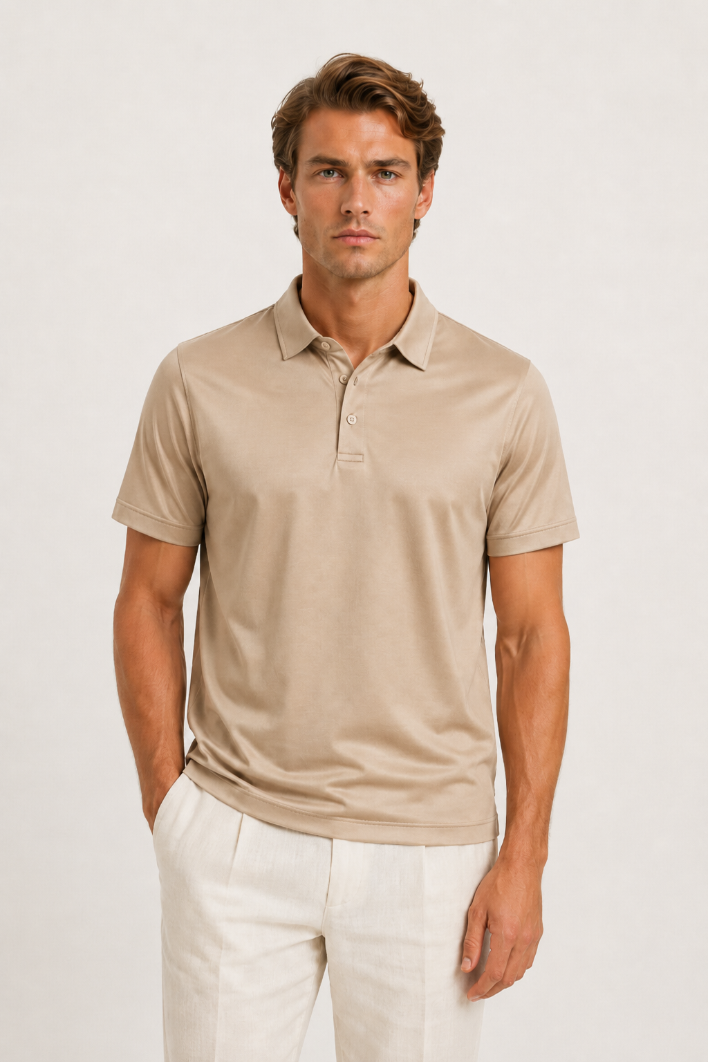 Azuro Polo Beige