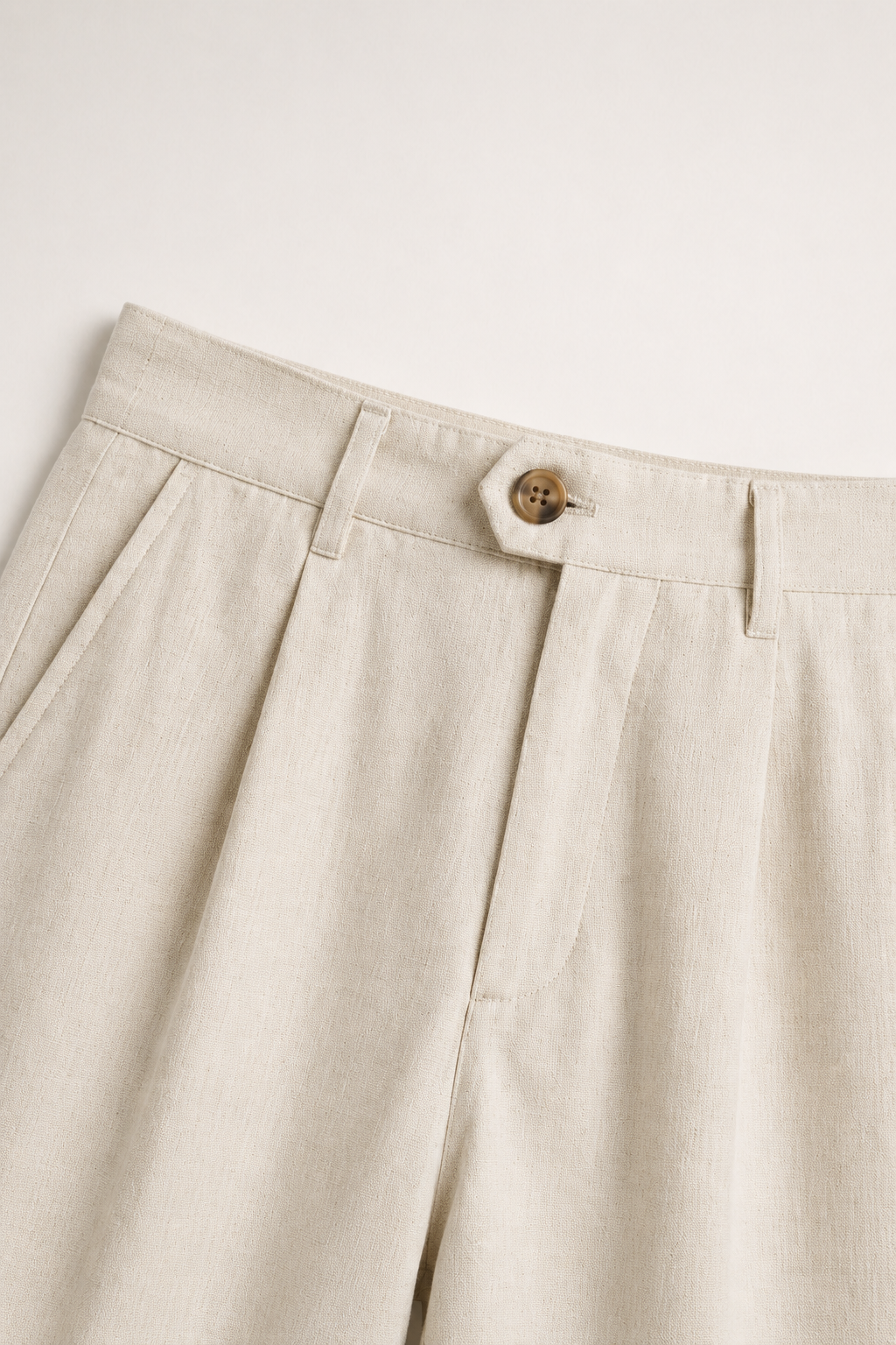 Caspian Cotton Short Ivory