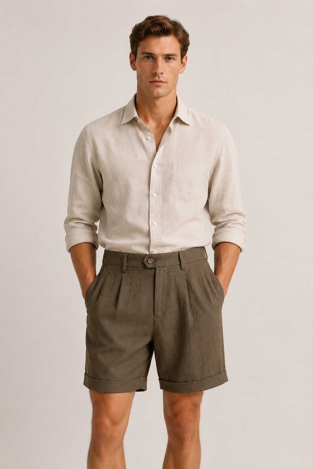Caspian Cotton Short Coffee
