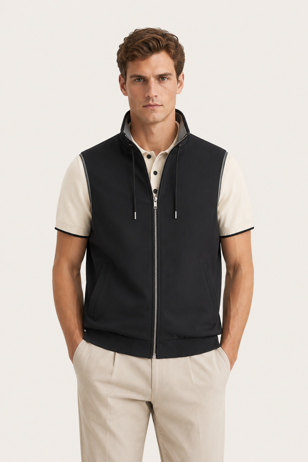Valecour Reversible Vest Black