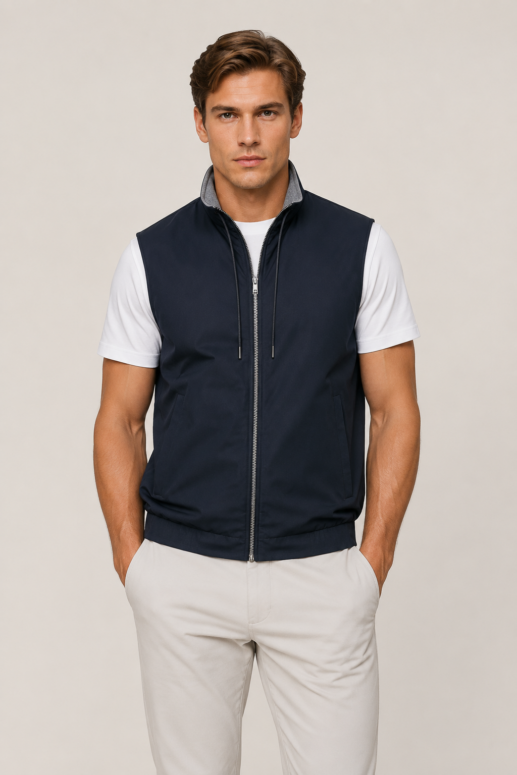 Valecour Reversible Vest Navy