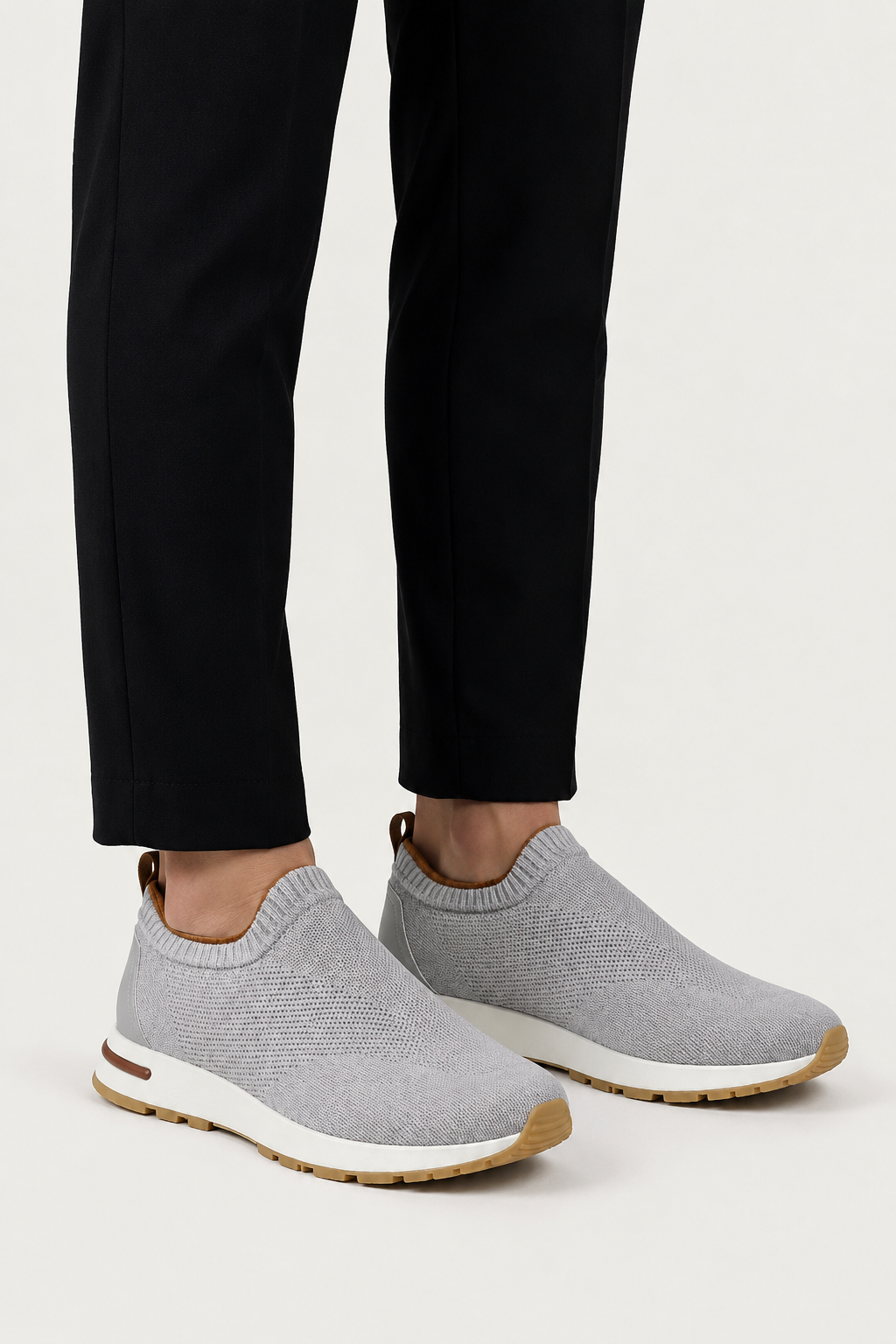 Milano Mesh Slip-On Grey