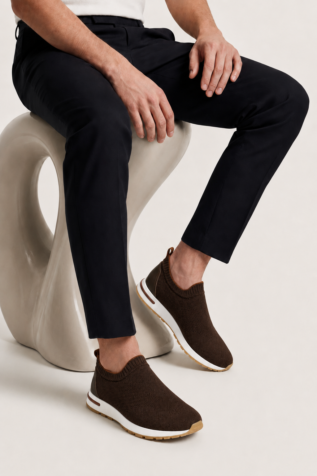 Milano Mesh Slip-On Brown