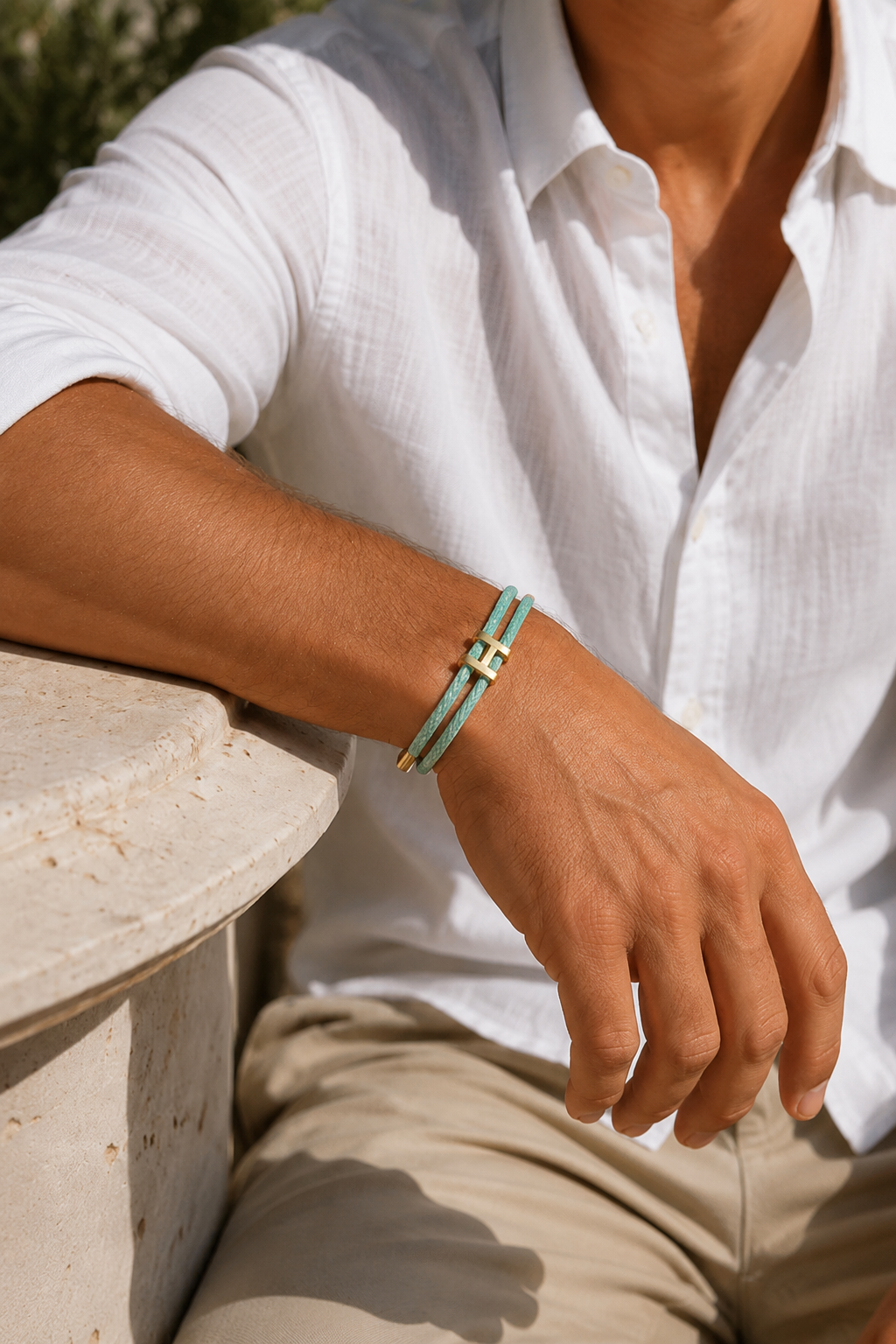 Valecour Bracelet Mint/Gold