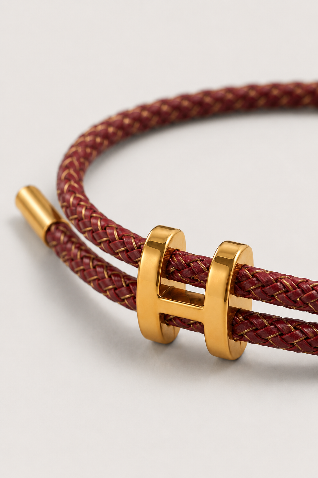 Valecour Bracelet Burgundy/Gold