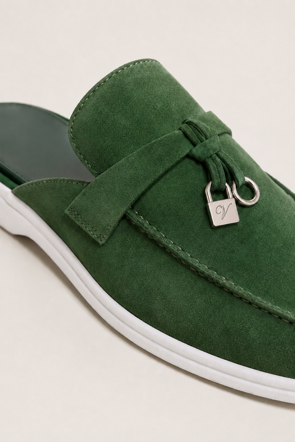Ancestral Buckle Mule Green