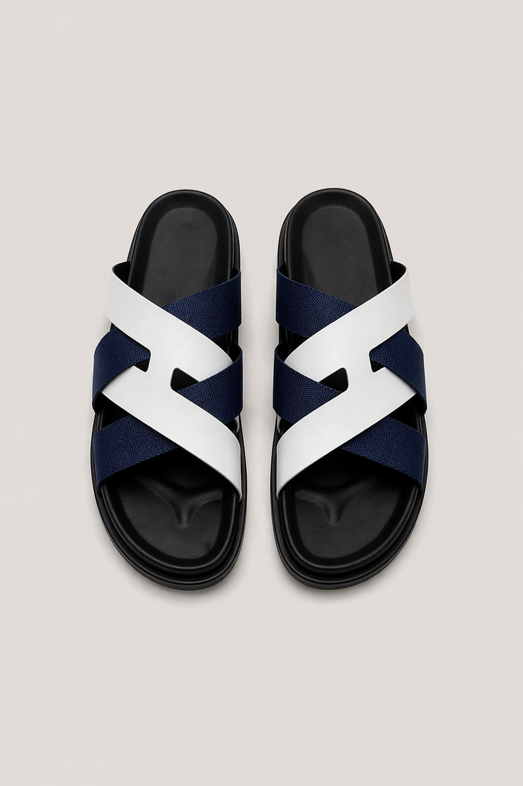 Alviro Sandal Nº1 White/Navy