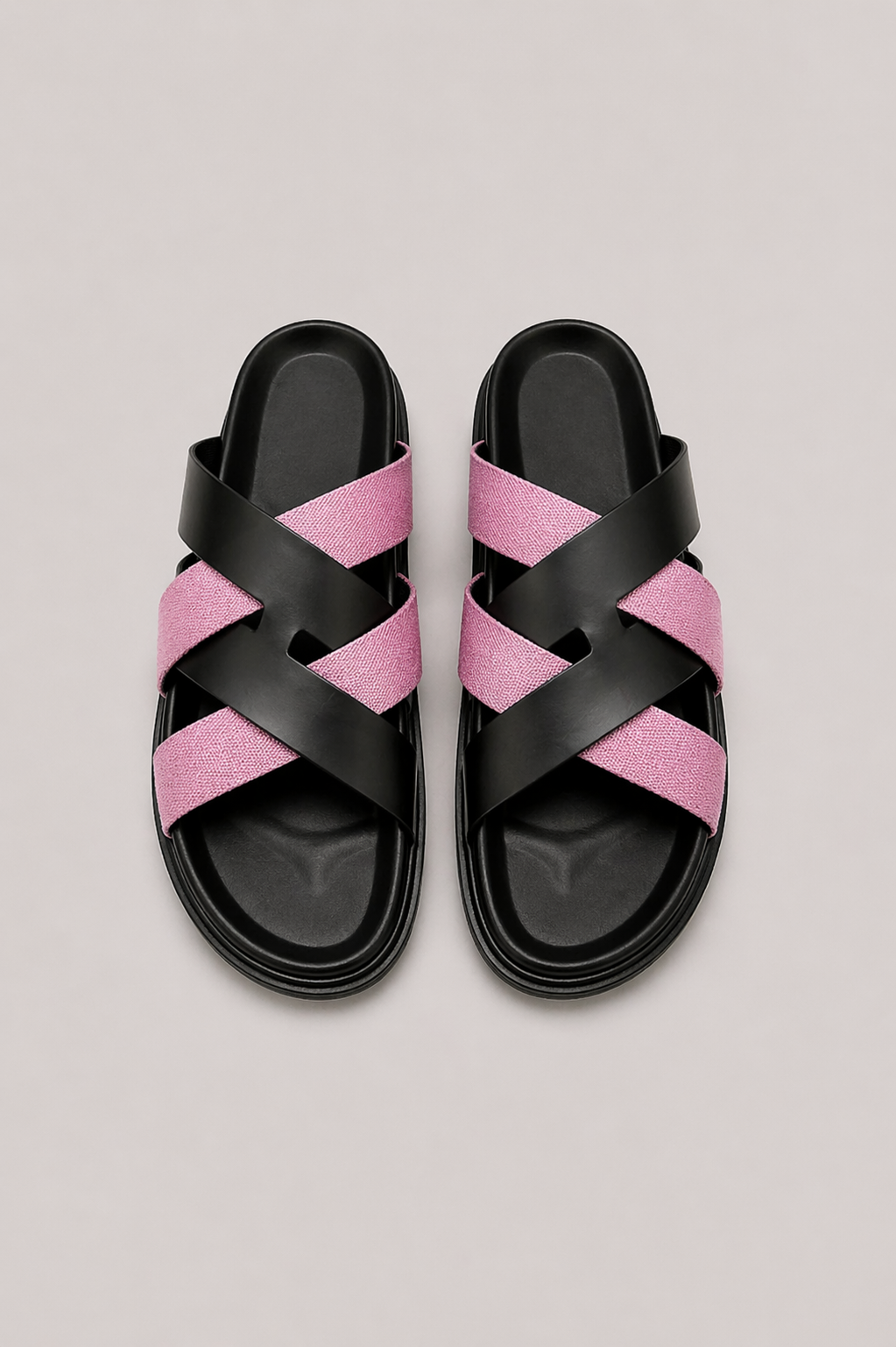 Alviro Sandal Nº1 Black/Pink