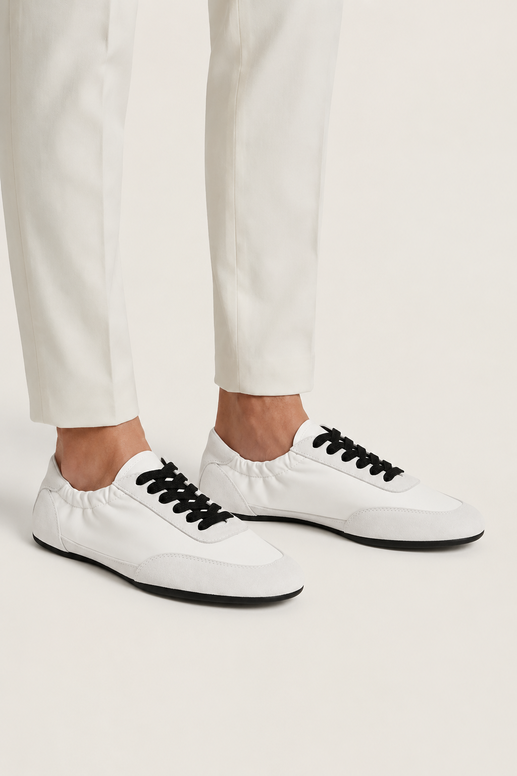 Ravello Racing Sneaker White