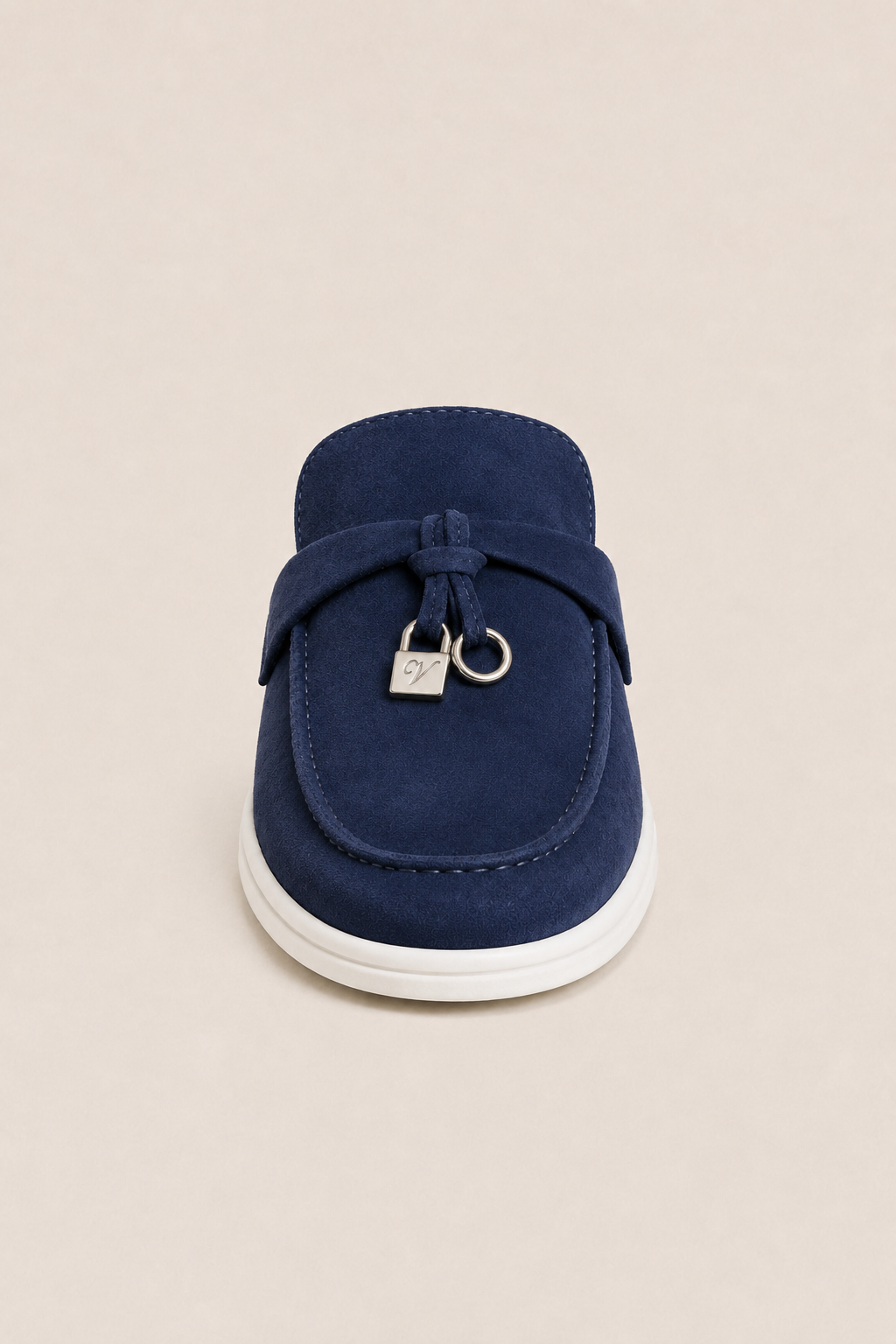 Ancestral Buckle Mule Navy